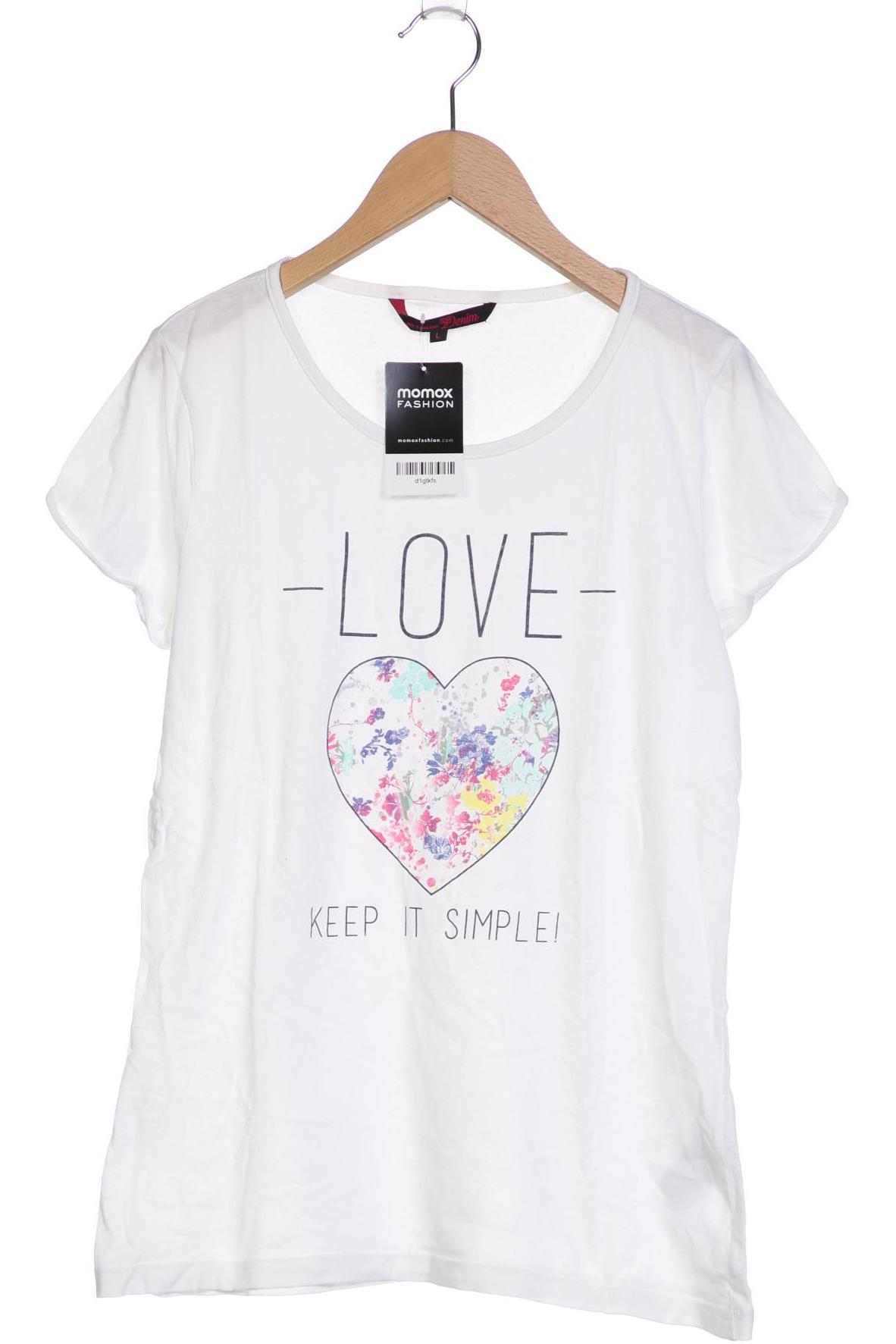 

TOM Tailor Denim Damen T-Shirt, weiß, Gr. 42