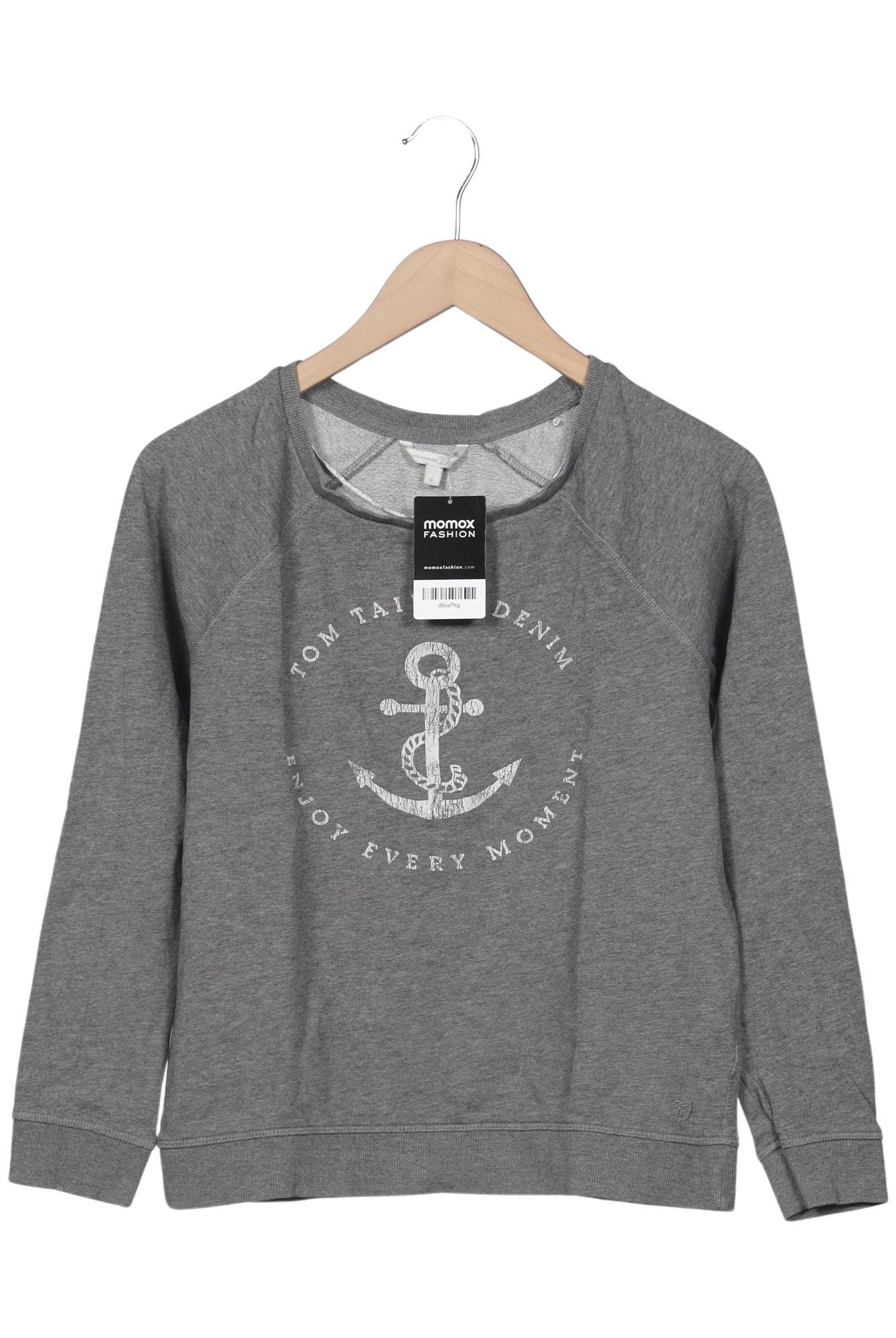 

TOM Tailor Denim Damen Sweatshirt, grau, Gr. 38