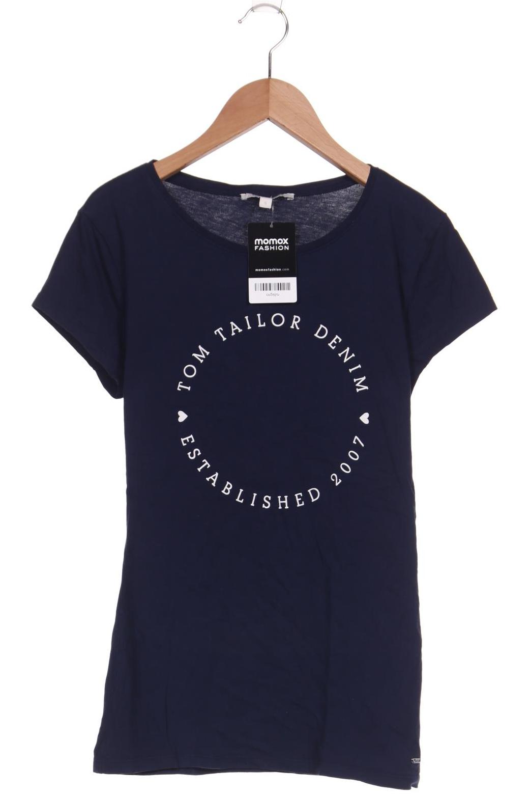 

TOM Tailor Denim Damen T-Shirt, marineblau, Gr. 36