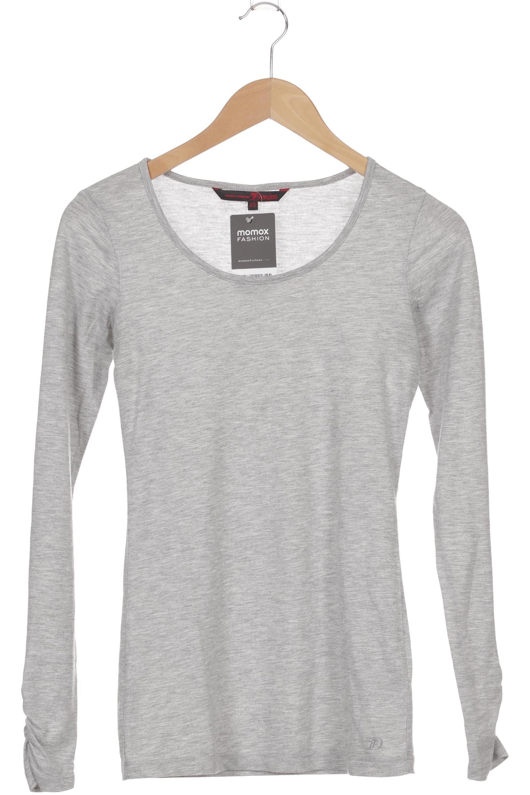 

TOM Tailor Denim Damen Langarmshirt, grau, Gr.