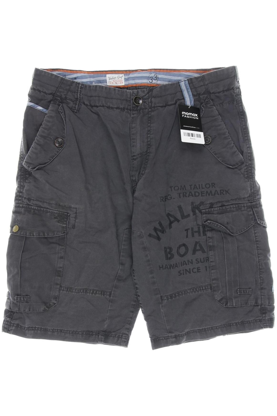 

TOM Tailor Denim Herren Shorts, grau, Gr. 33