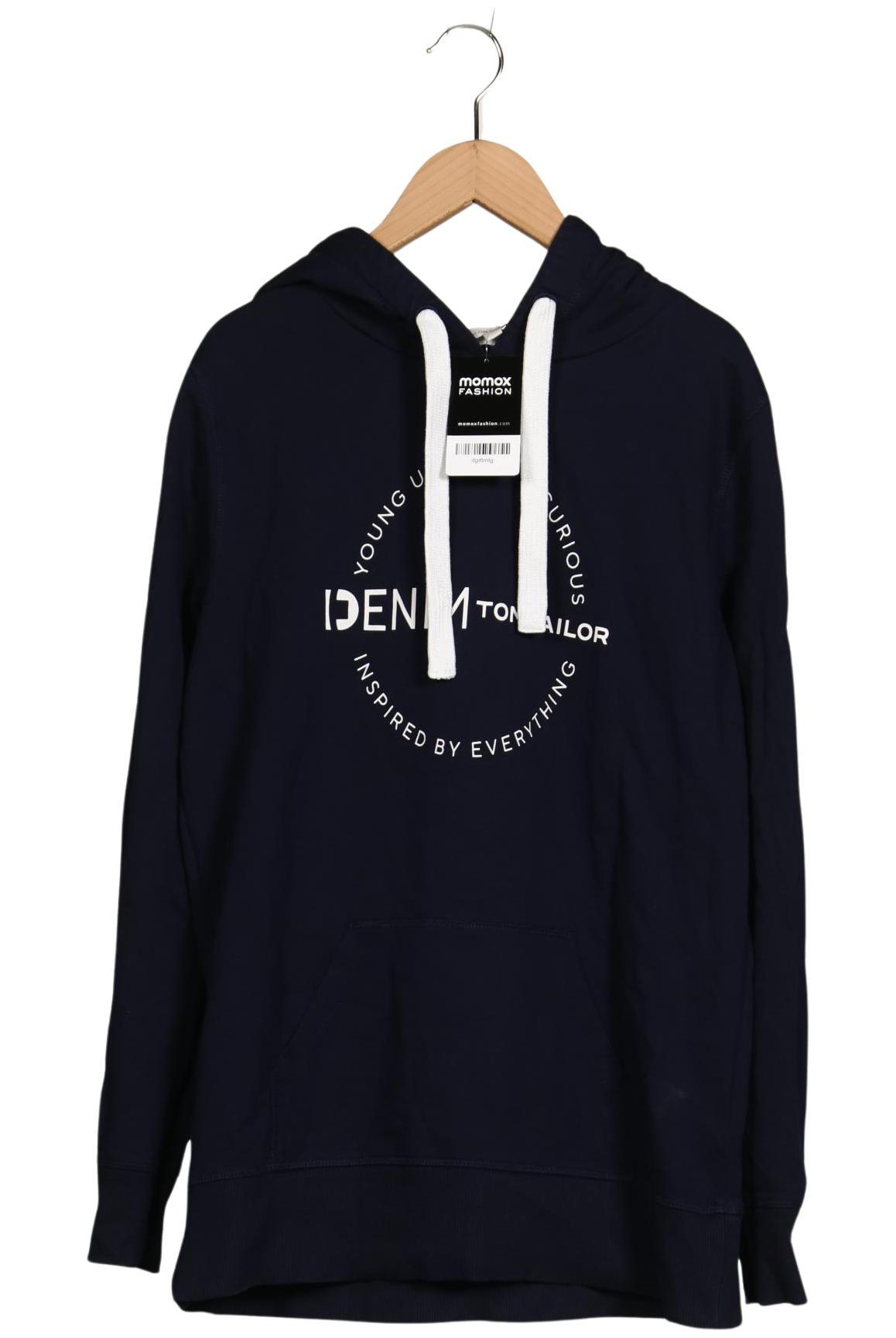 

TOM Tailor Denim Damen Kapuzenpullover, marineblau, Gr. 44