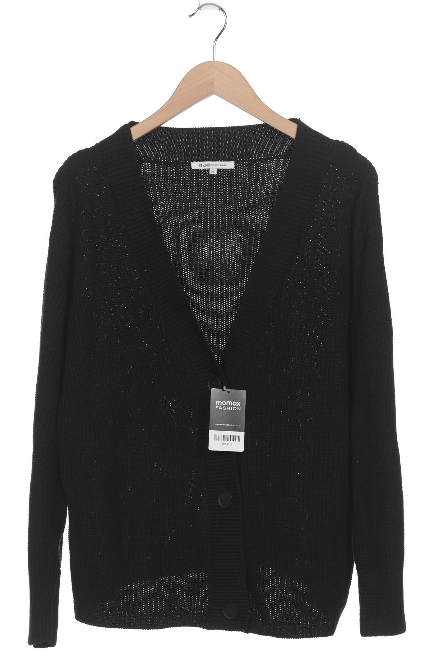 Thumbnail - TOM Tailor Denim Damen Strickjacke, schwarz, Gr. 44