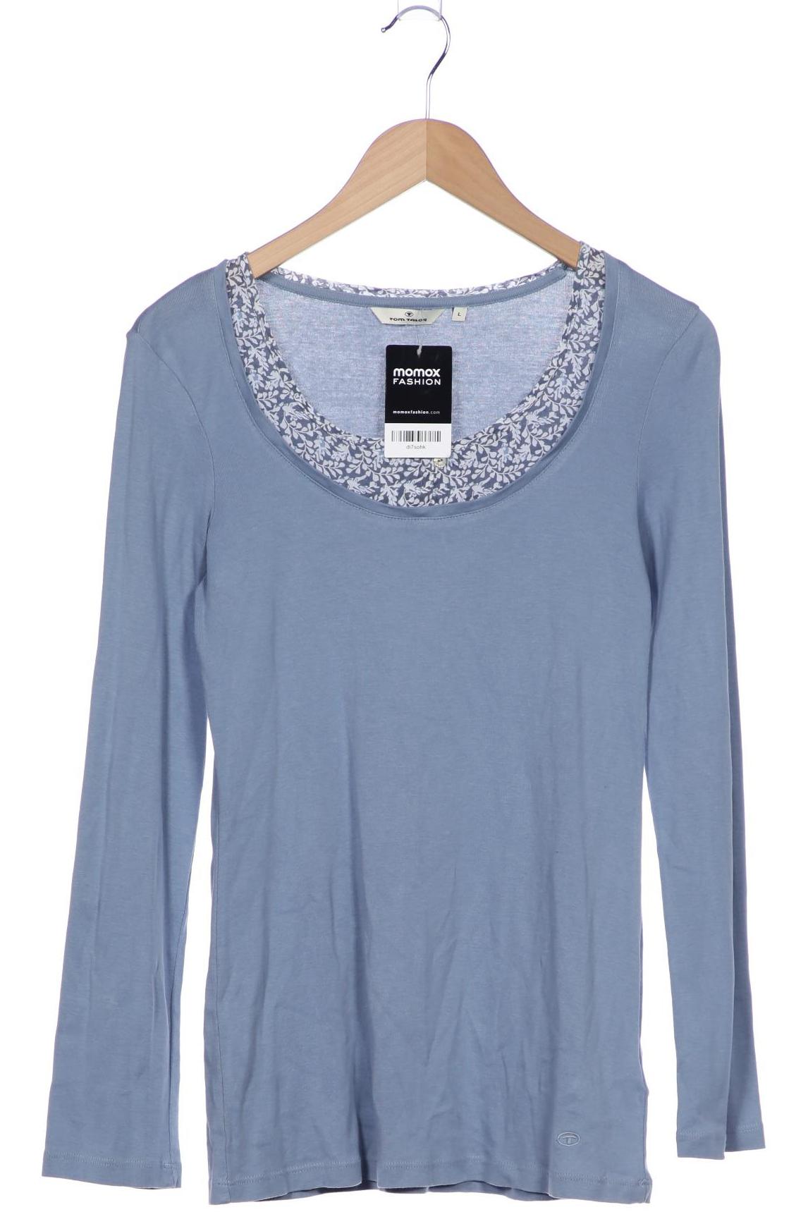 

TOM Tailor Denim Damen Langarmshirt, hellblau, Gr. 42