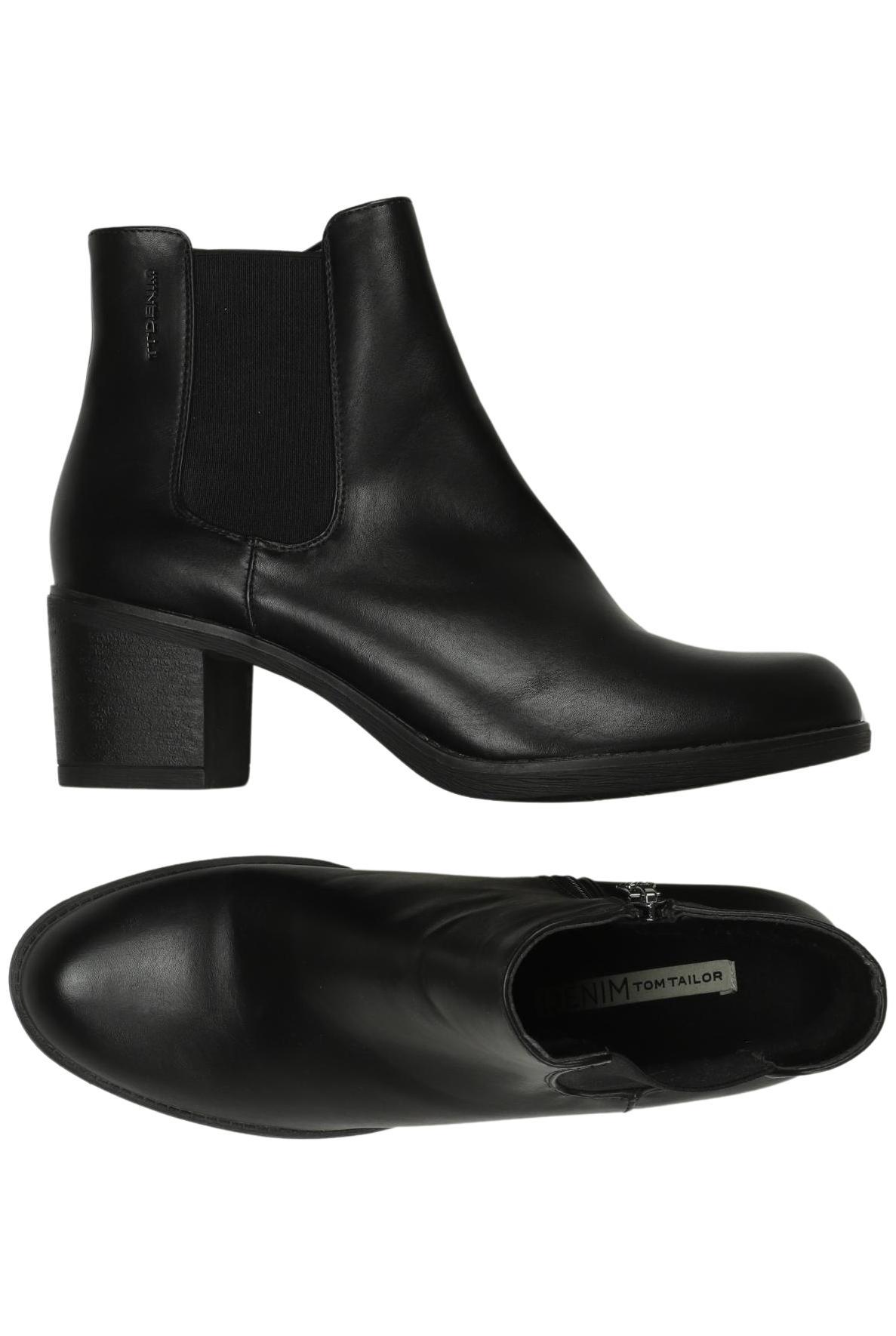 

TOM Tailor Denim Damen Stiefelette, schwarz, Gr. 43