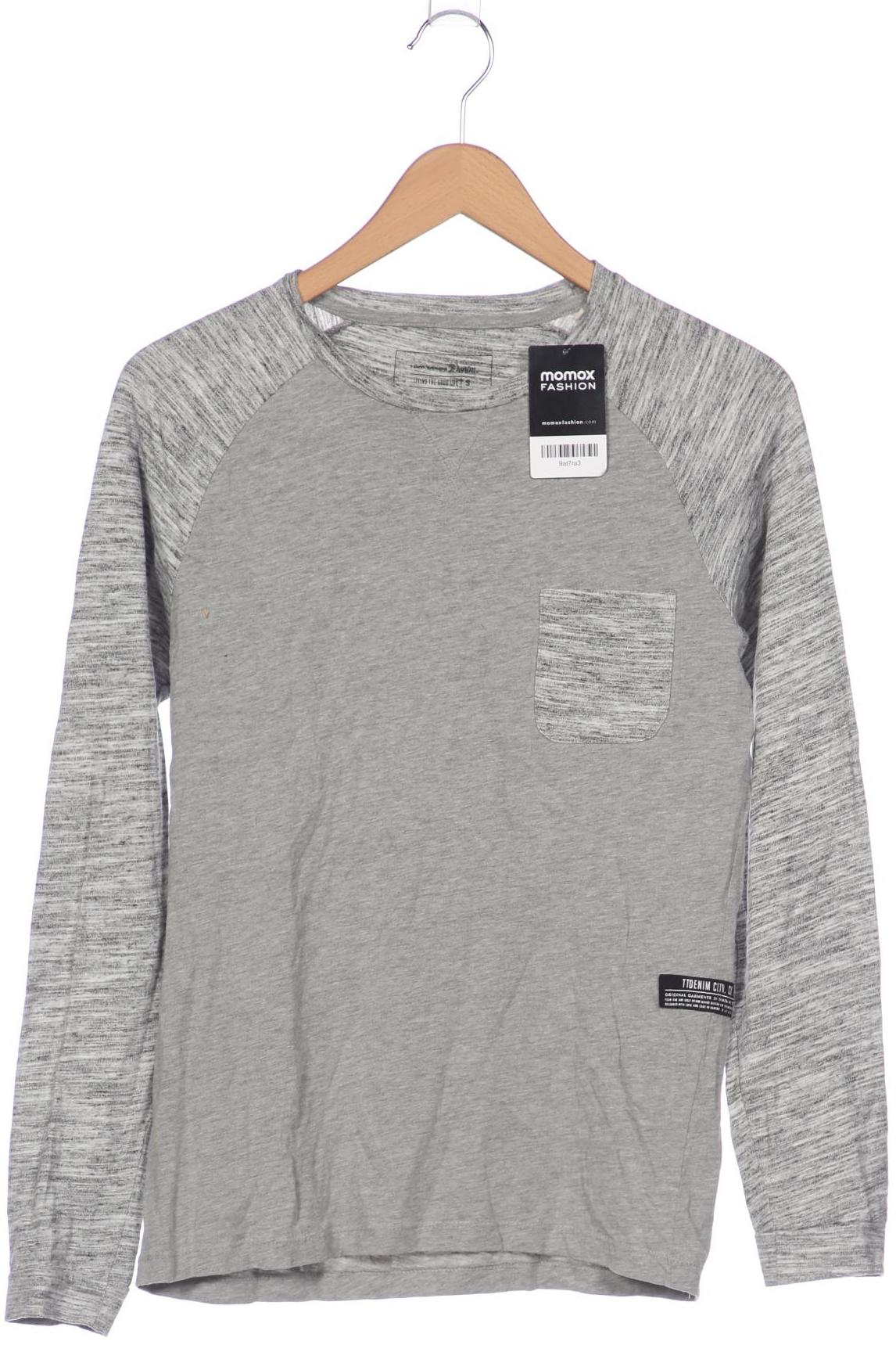 

TOM Tailor Denim Herren Langarmshirt, grau, Gr. 46
