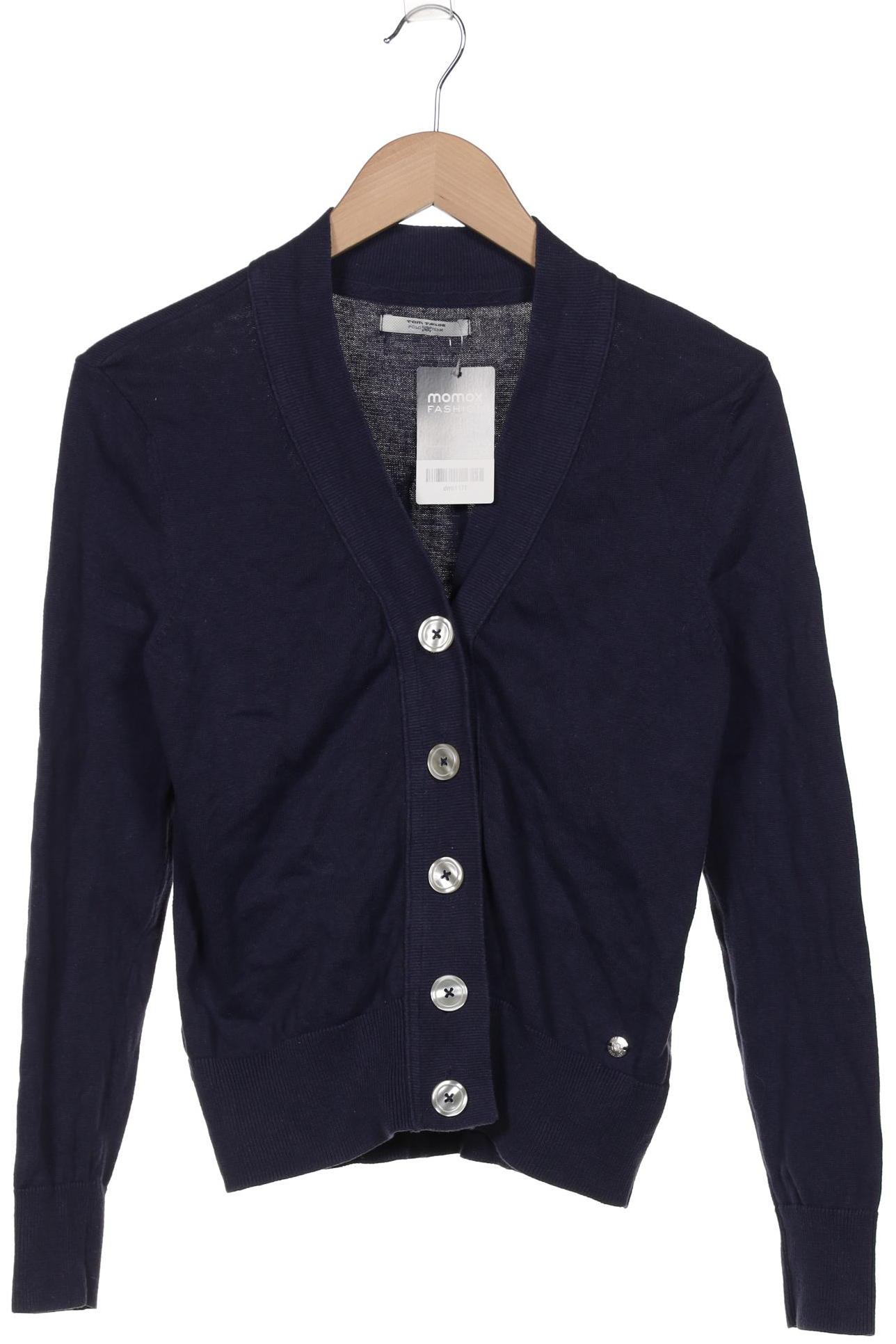 

TOM Tailor Denim Damen Strickjacke, marineblau, Gr. 36