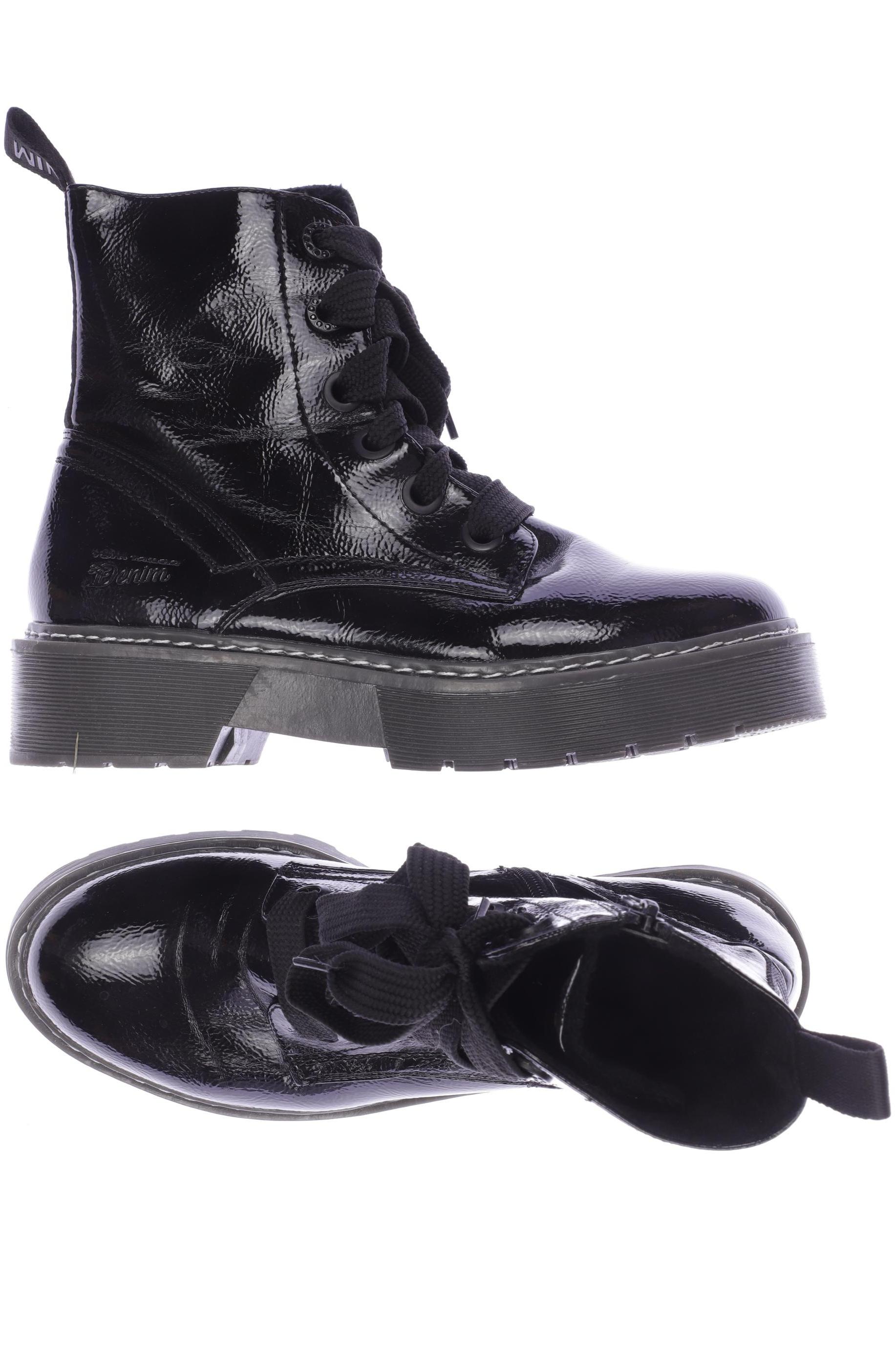 

TOM TAILOR Denim Damen Stiefelette, schwarz