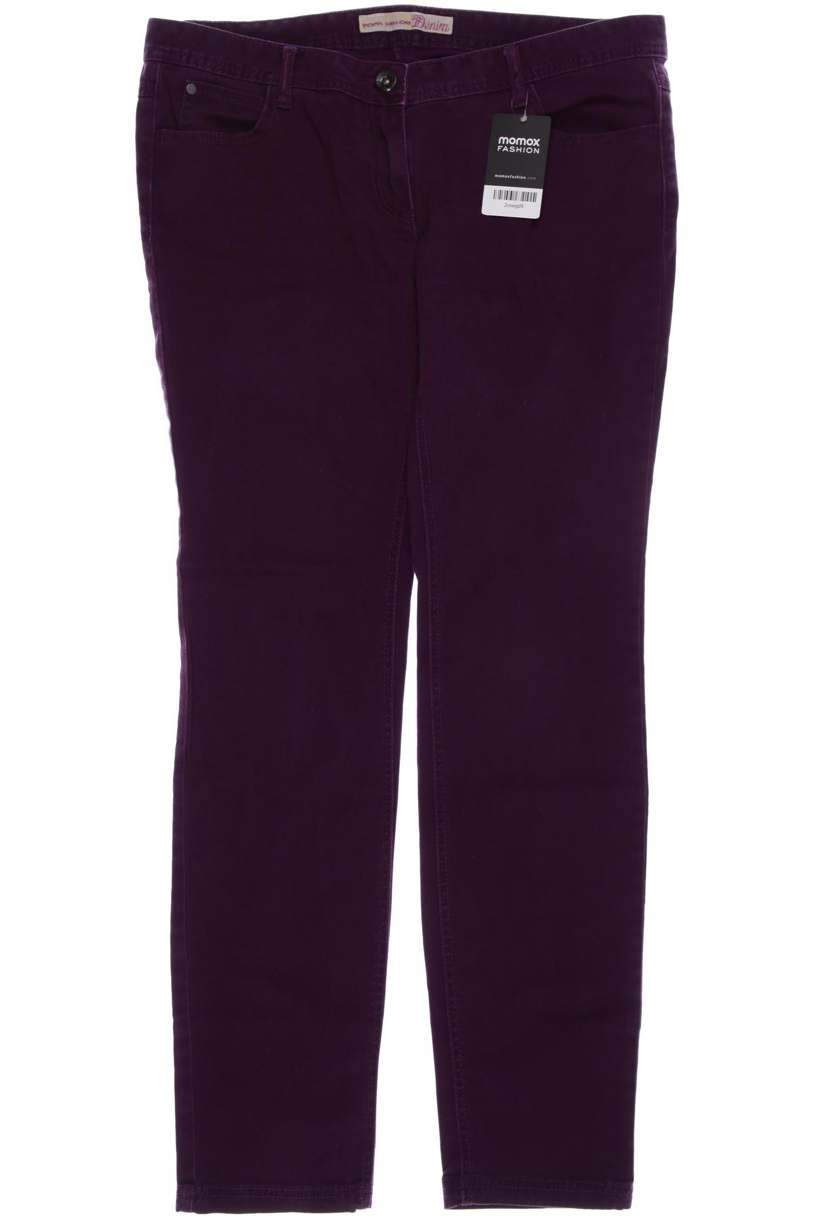 

TOM Tailor Denim Damen Jeans, bordeaux, Gr. 35