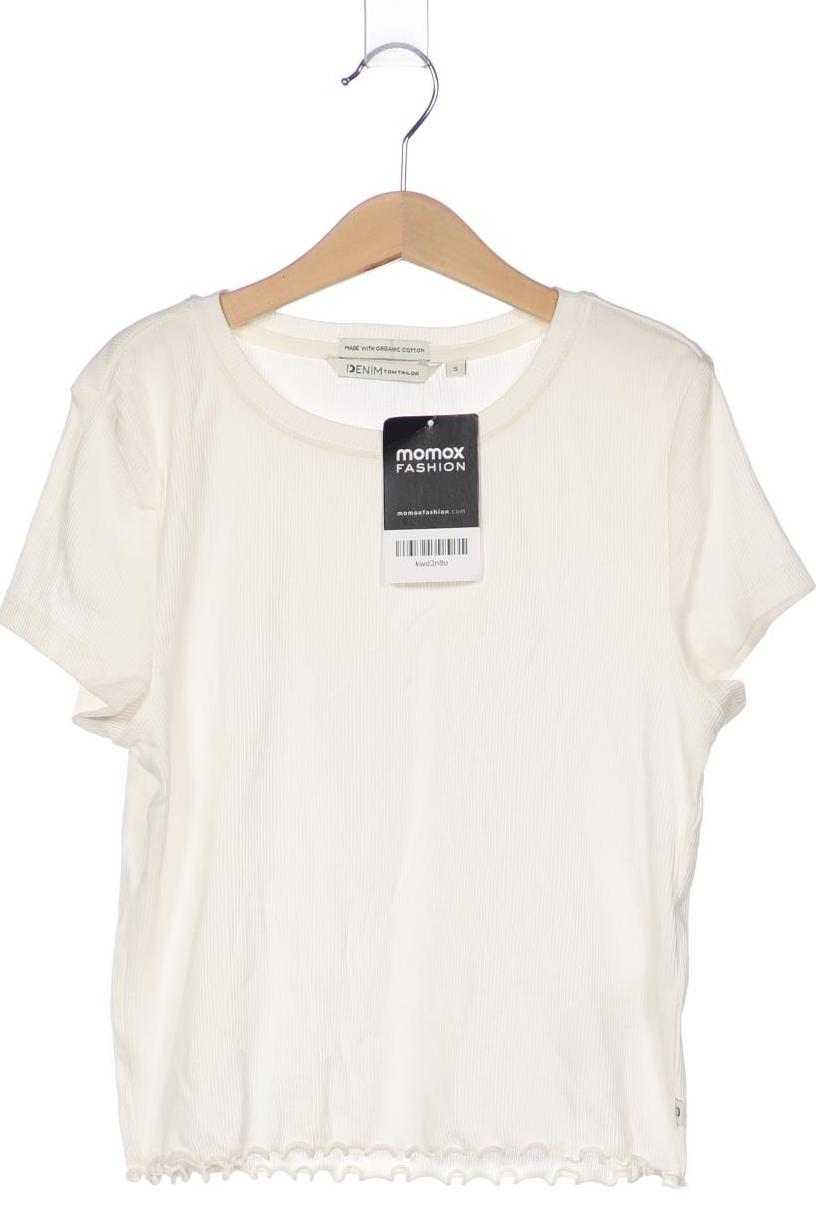 

TOM Tailor Denim Damen T-Shirt, weiß, Gr. 36