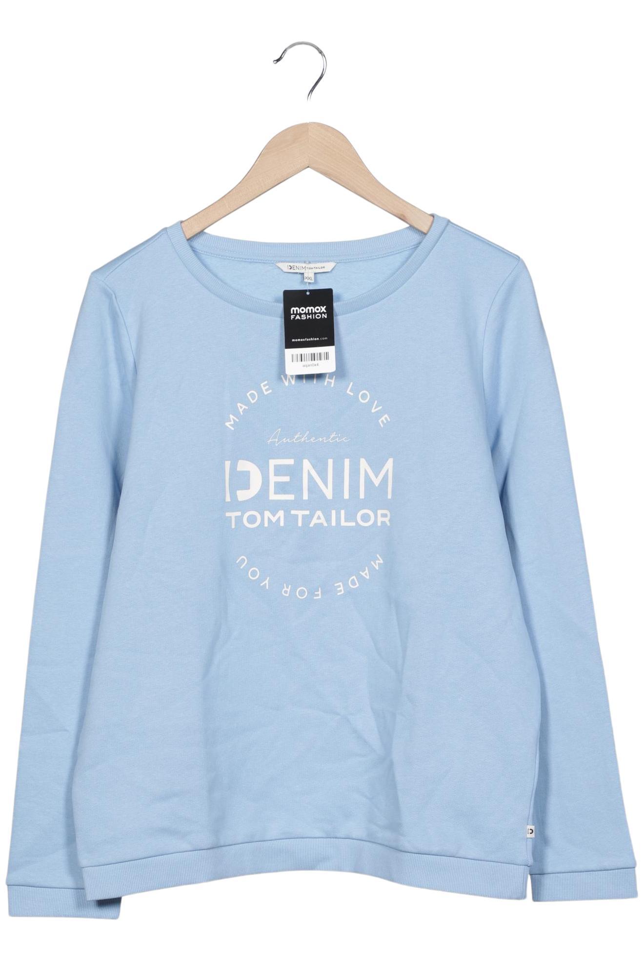 

TOM Tailor Denim Damen Sweatshirt, hellblau, Gr. 46
