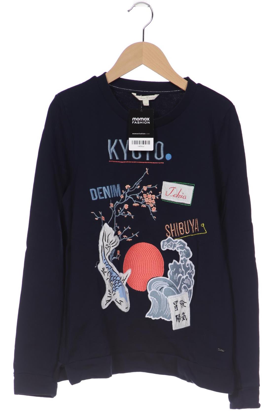 

TOM TAILOR Denim Damen Sweatshirt, marineblau