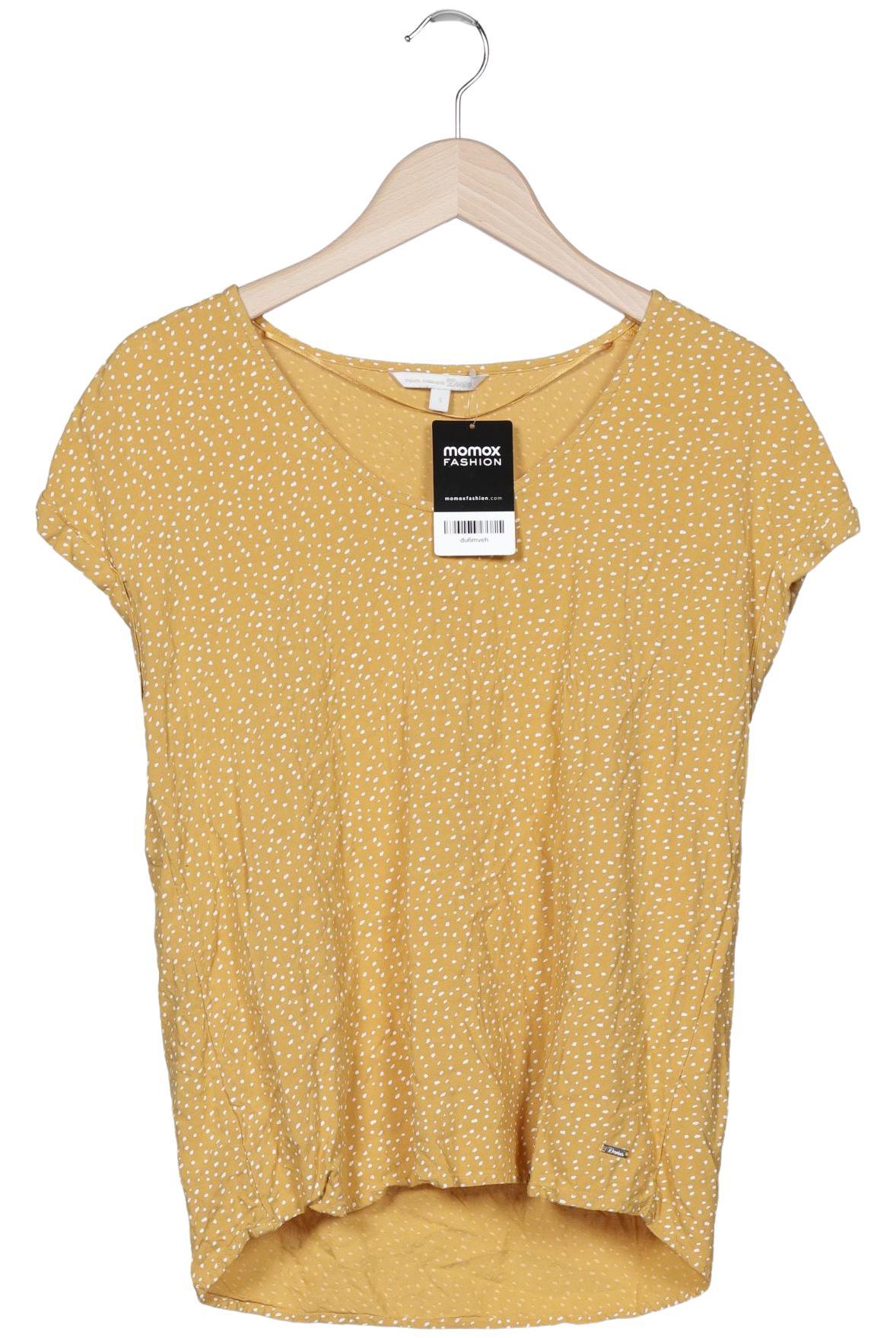 

TOM Tailor Denim Damen T-Shirt, gelb, Gr. 36