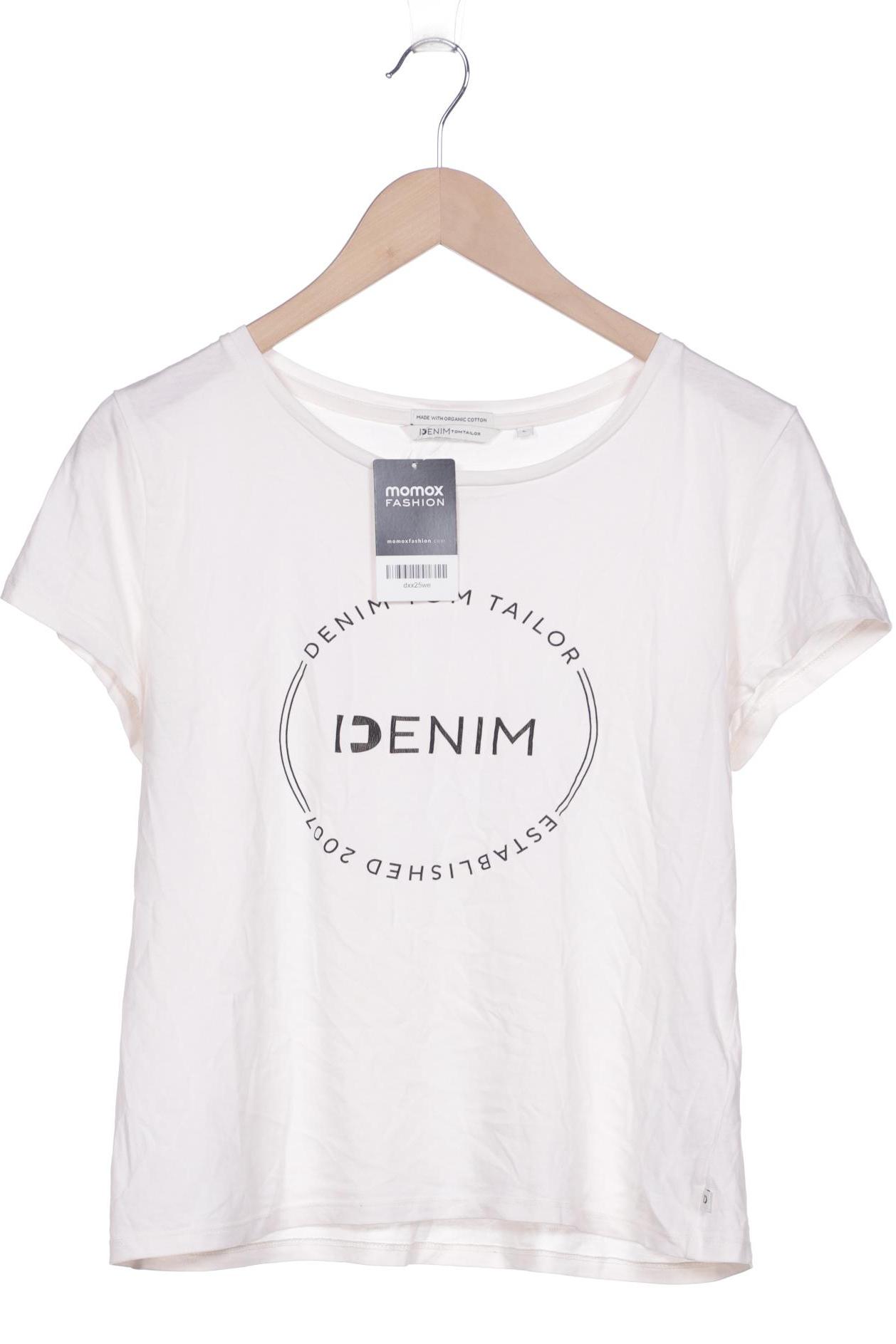 

TOM TAILOR Denim Damen T-Shirt, weiß