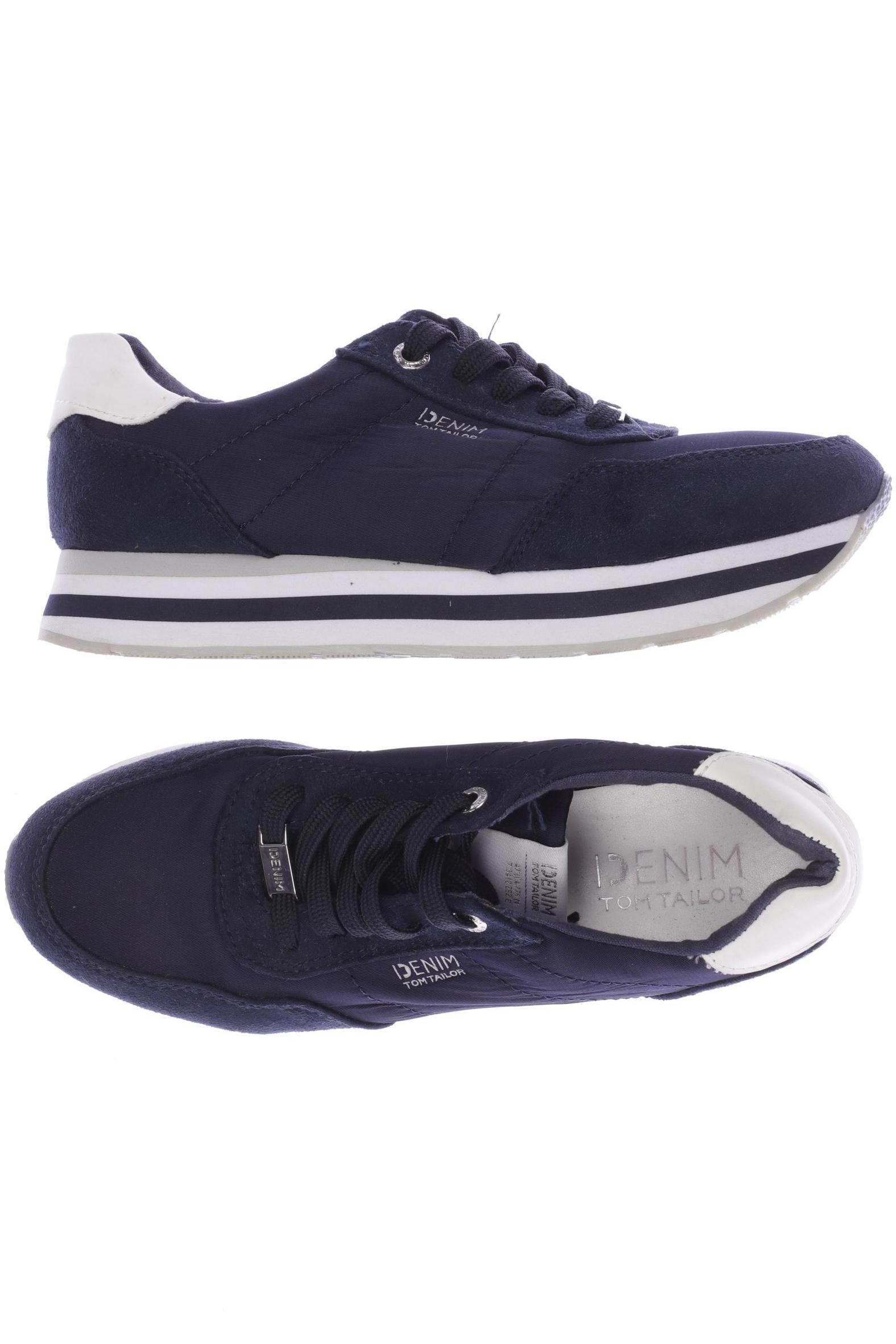 

TOM TAILOR Denim Damen Sneakers, marineblau
