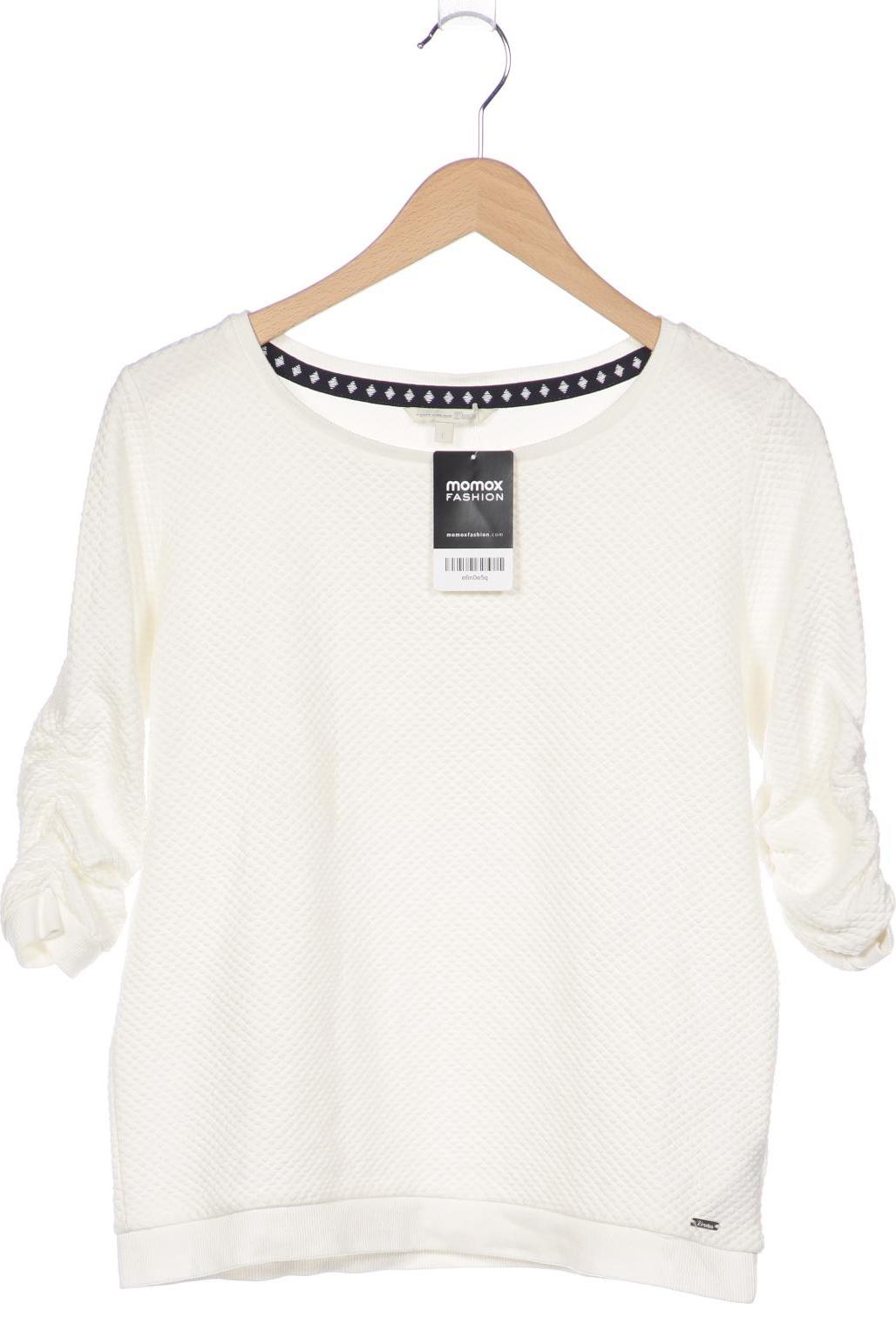 

TOM TAILOR Denim Damen Sweatshirt, weiß