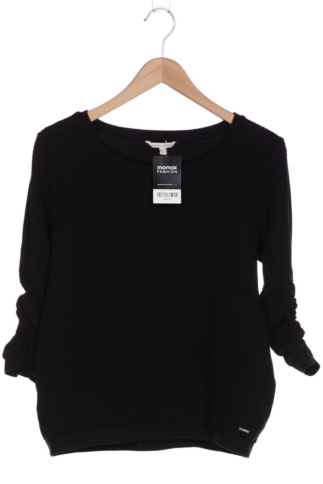 

TOM Tailor Denim Damen Langarmshirt, schwarz, Gr. 42