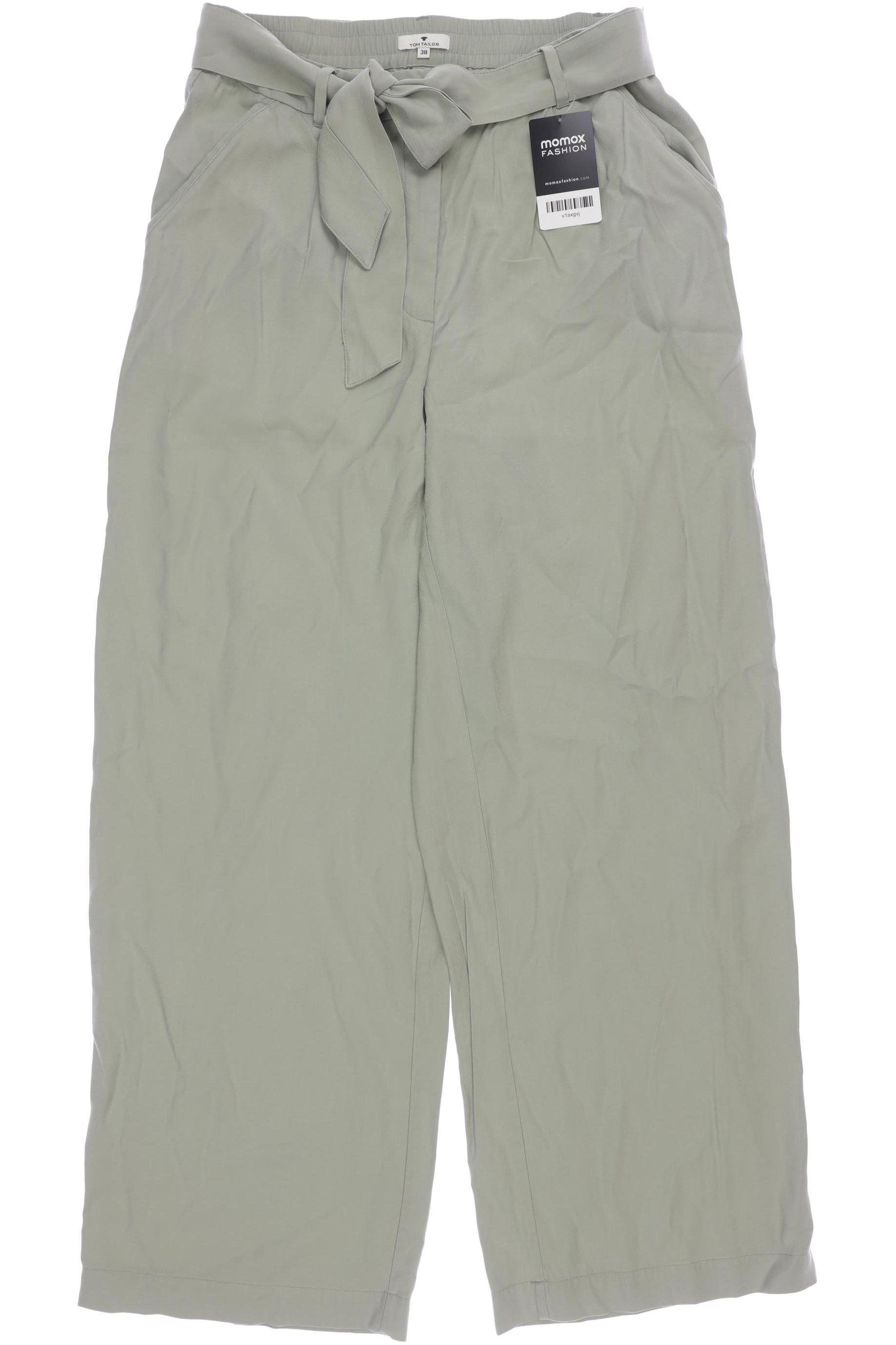 

TOM Tailor Denim Damen Stoffhose, grün, Gr. 38
