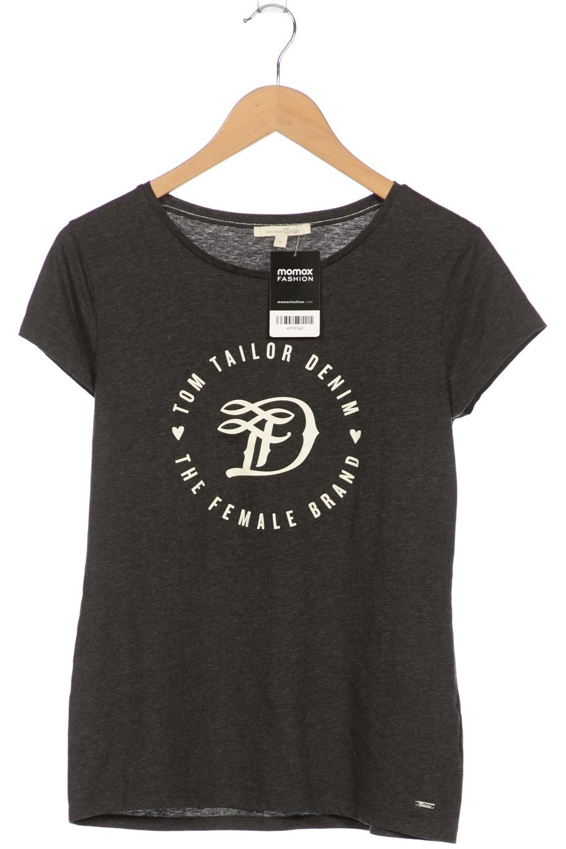 

TOM Tailor Denim Damen T-Shirt, grau, Gr. 38