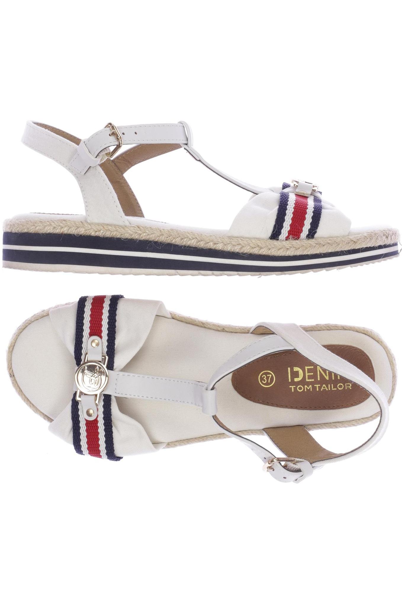 

TOM Tailor Denim Damen Sandale, weiß, Gr. 37