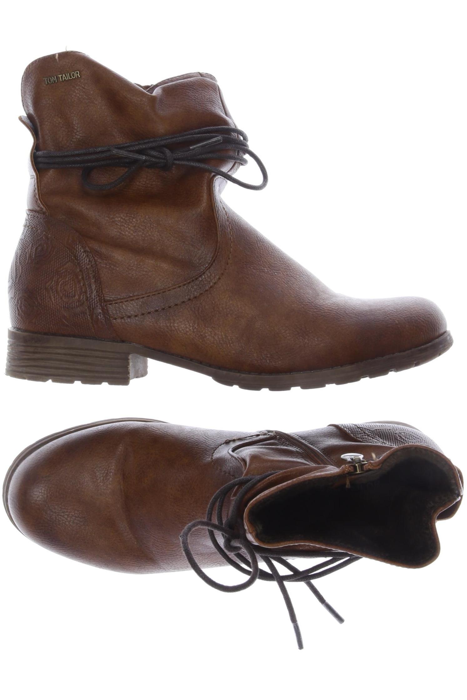 

TOM Tailor Denim Damen Stiefelette, braun, Gr. 40