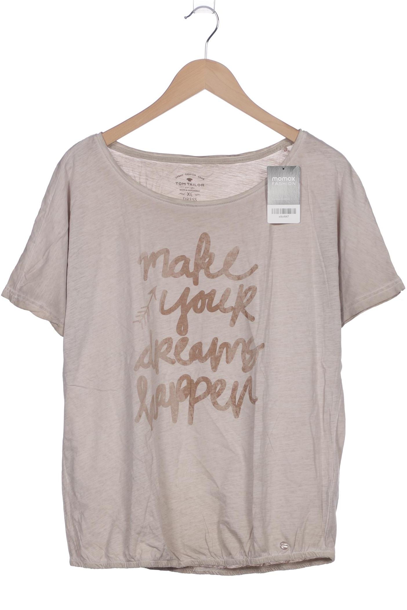 

TOM Tailor Denim Damen T-Shirt, beige, Gr. 44