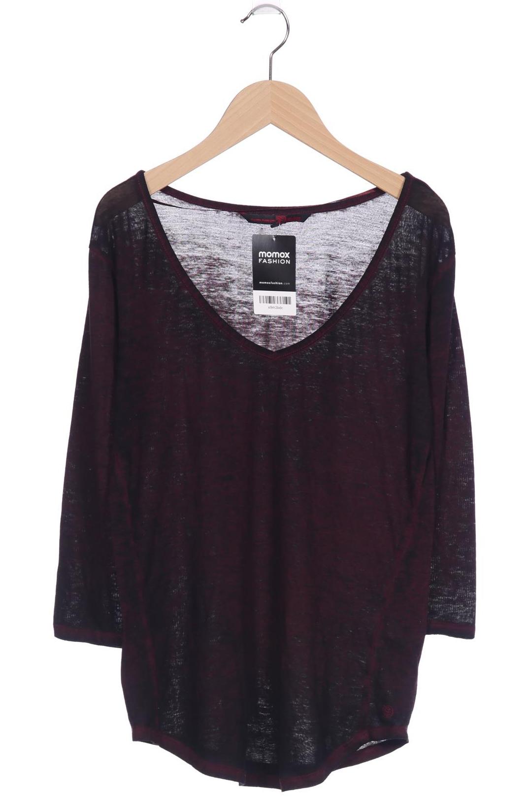 

TOM Tailor Denim Damen Langarmshirt, bordeaux, Gr. 36
