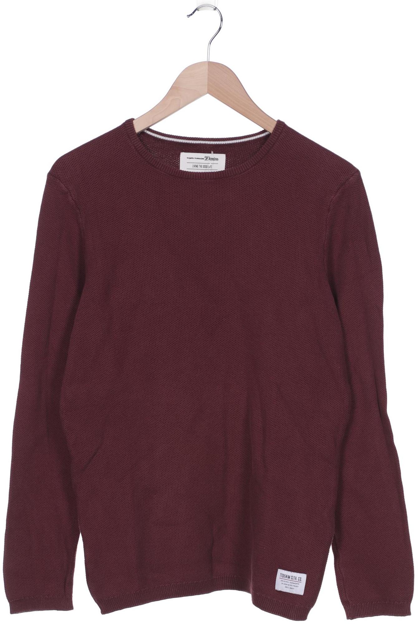 

TOM Tailor Denim Herren Pullover, bordeaux, Gr. 52