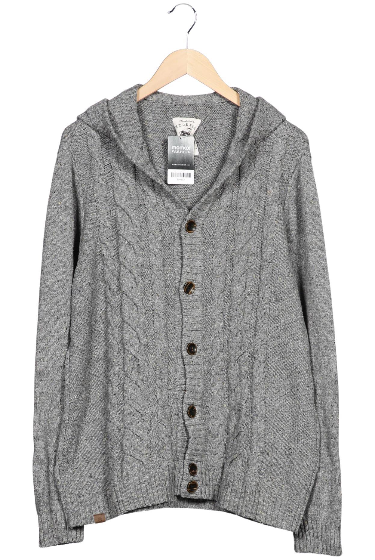 

TOM Tailor Denim Herren Strickjacke, grau, Gr. 54