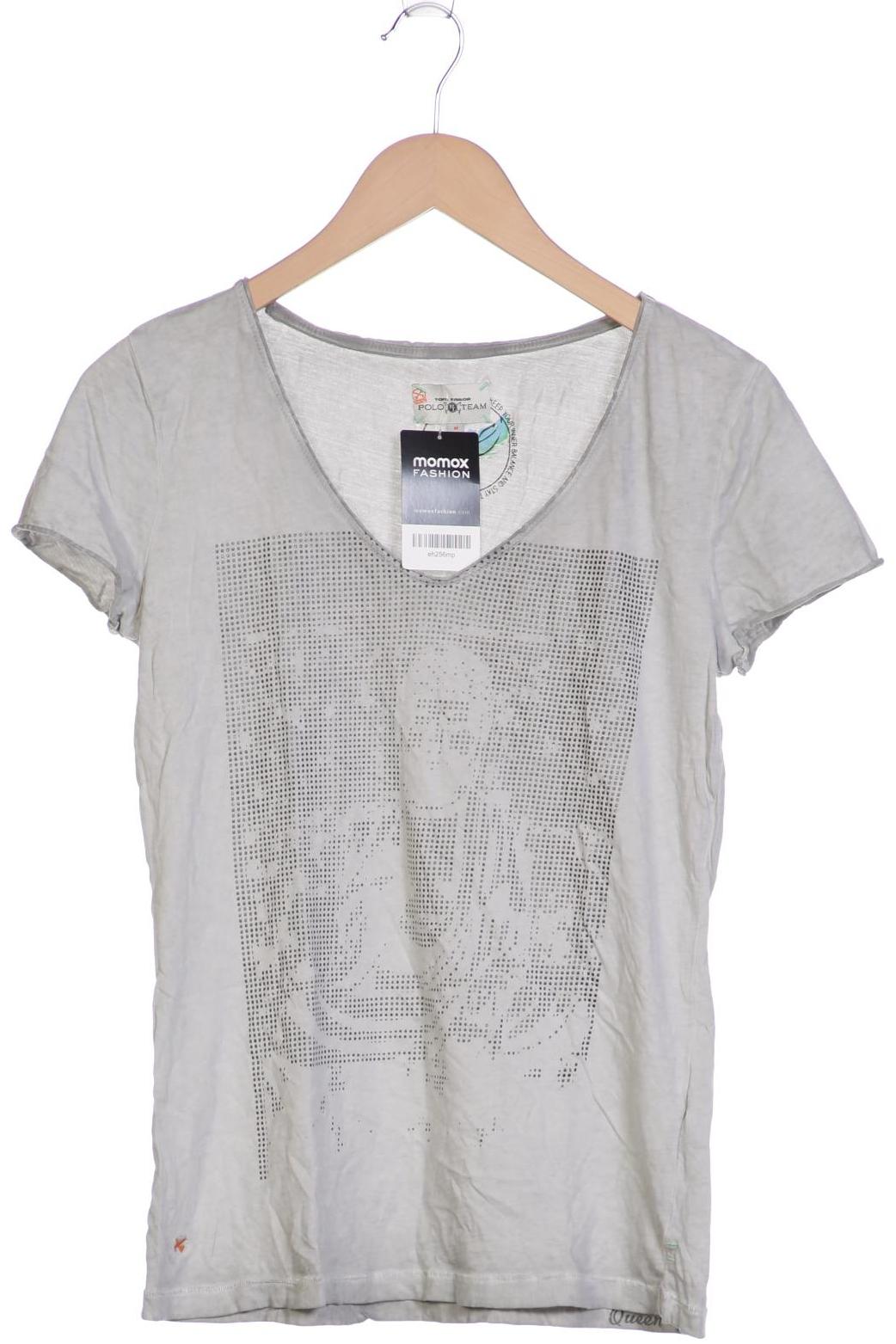 

TOM TAILOR Denim Damen T-Shirt, grau