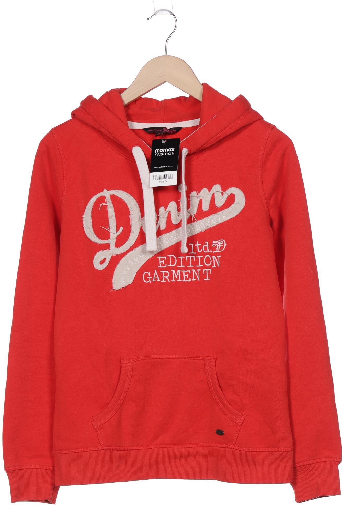 

TOM TAILOR Denim Damen Kapuzenpullover, rot
