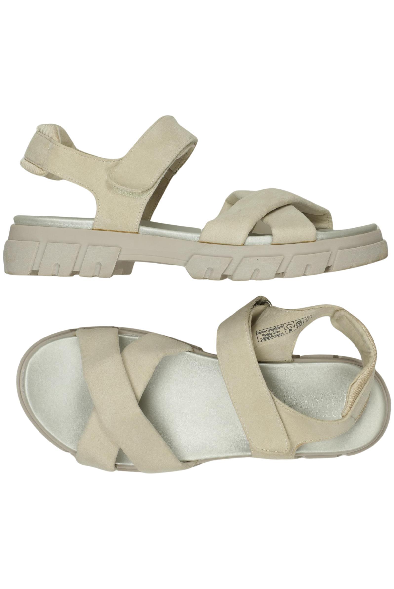 

TOM Tailor Denim Damen Sandale, beige, Gr. 40