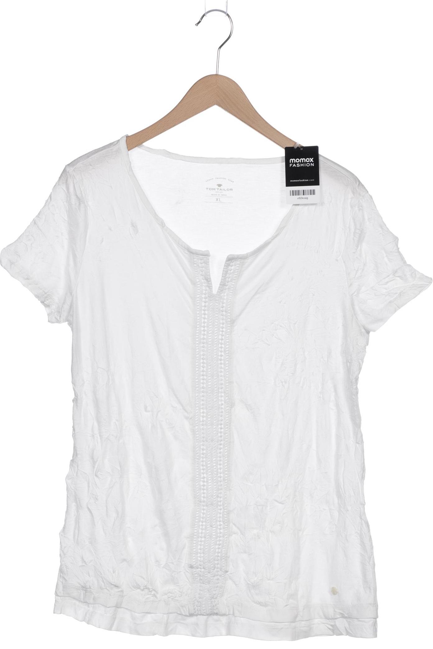

TOM Tailor Denim Damen T-Shirt, weiß, Gr. 44