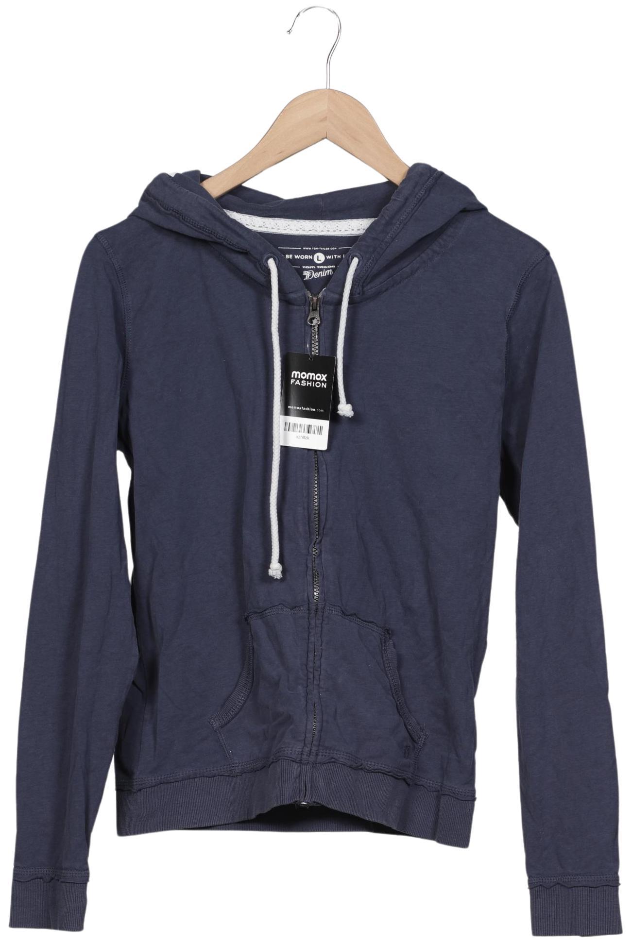 

TOM Tailor Denim Damen Kapuzenpullover, marineblau, Gr. 42