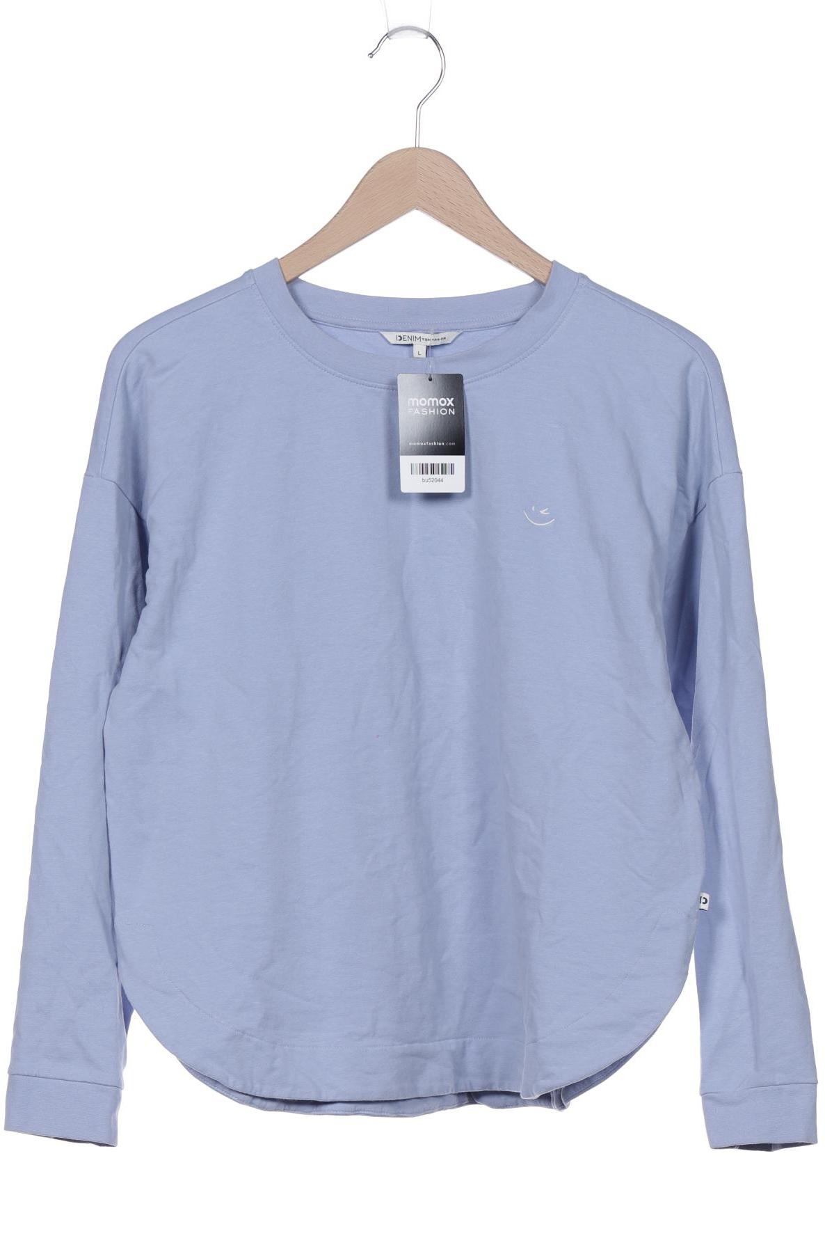 

TOM Tailor Denim Damen Sweatshirt, hellblau, Gr. 42