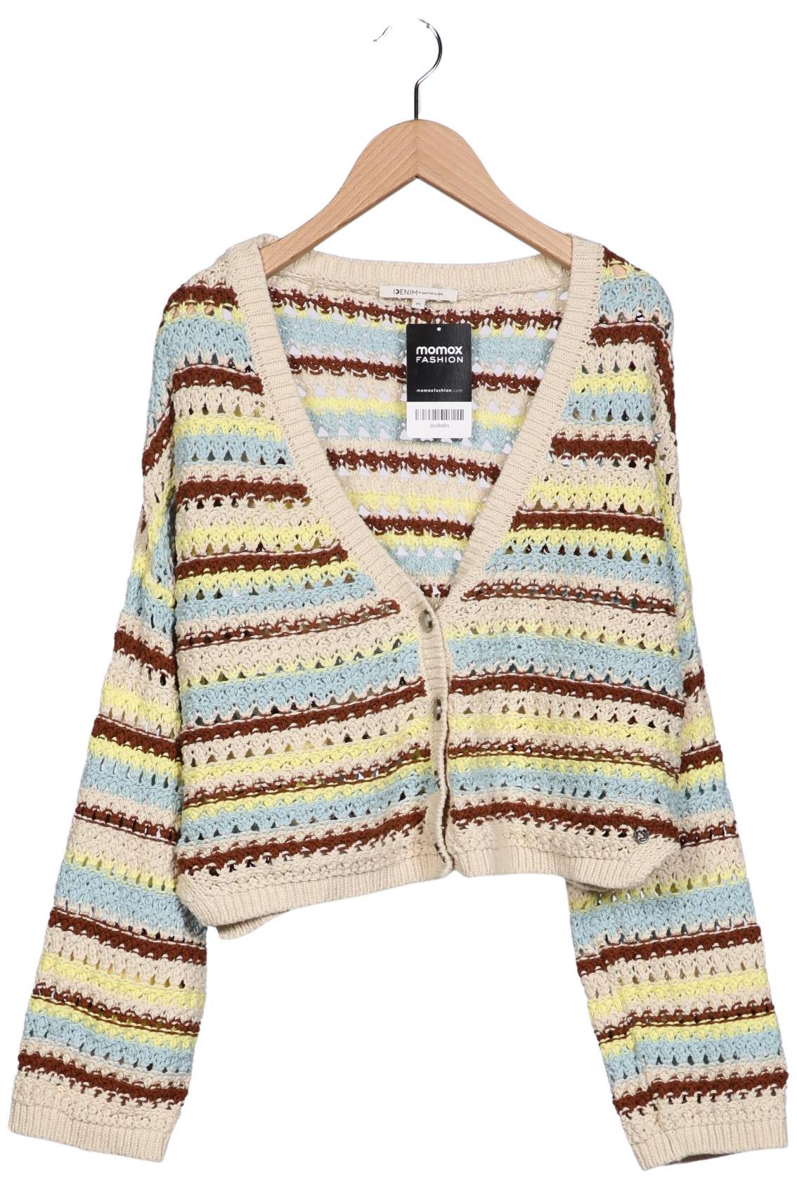 

TOM Tailor Denim Damen Strickjacke, beige, Gr. 38