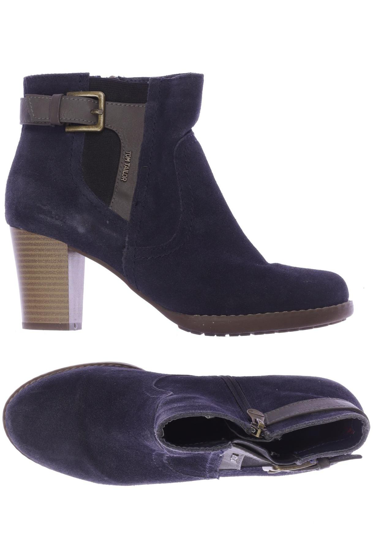 

TOM Tailor Denim Damen Stiefelette, marineblau, Gr. 38