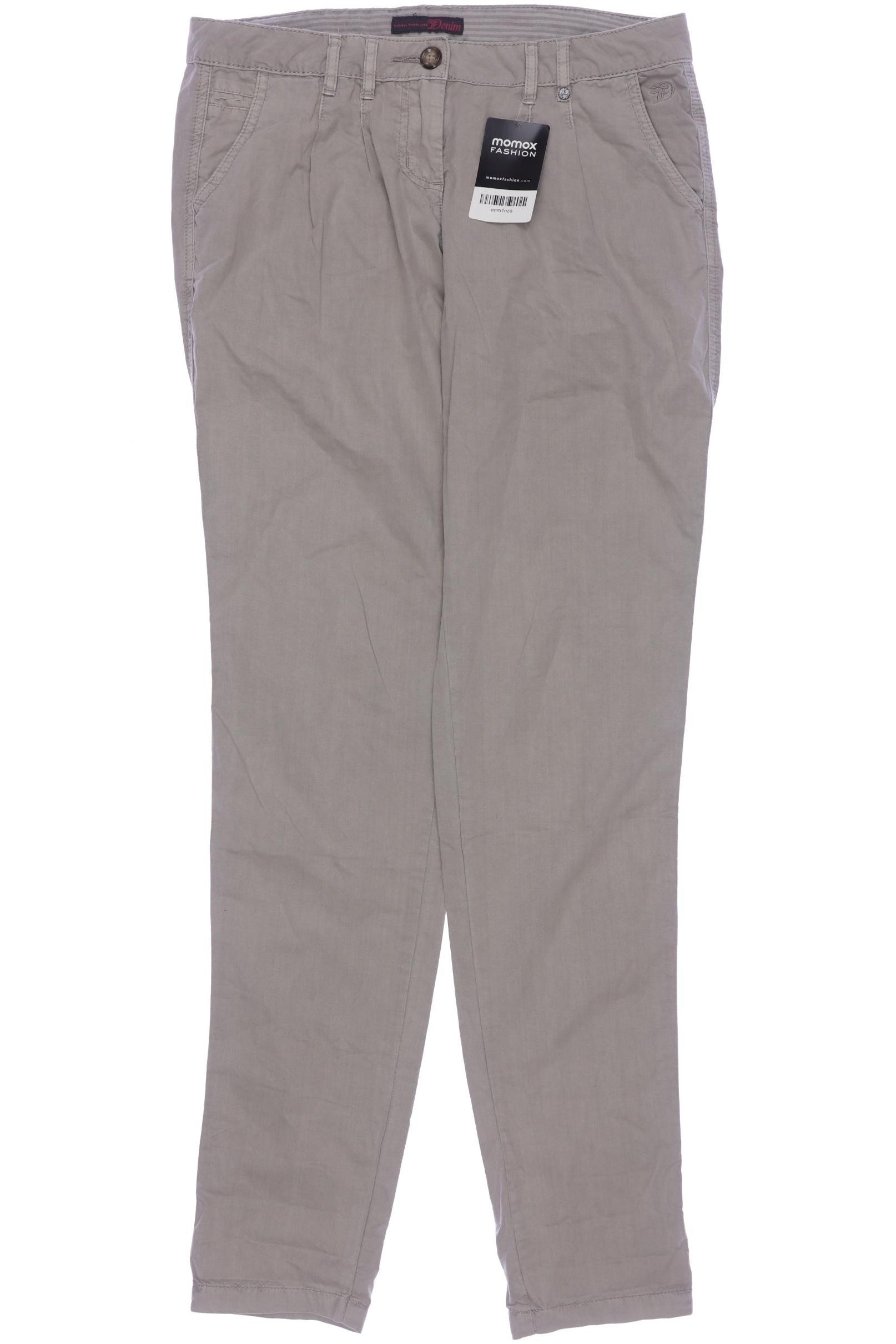

TOM Tailor Denim Damen Stoffhose, grau, Gr. 30