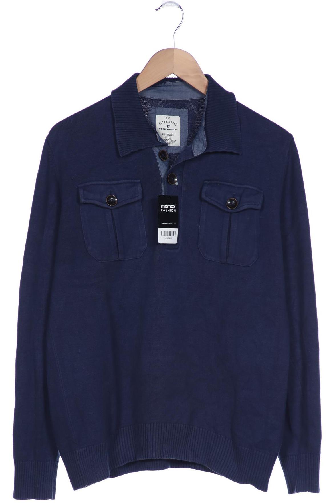 

TOM TAILOR Denim Herren Pullover, marineblau