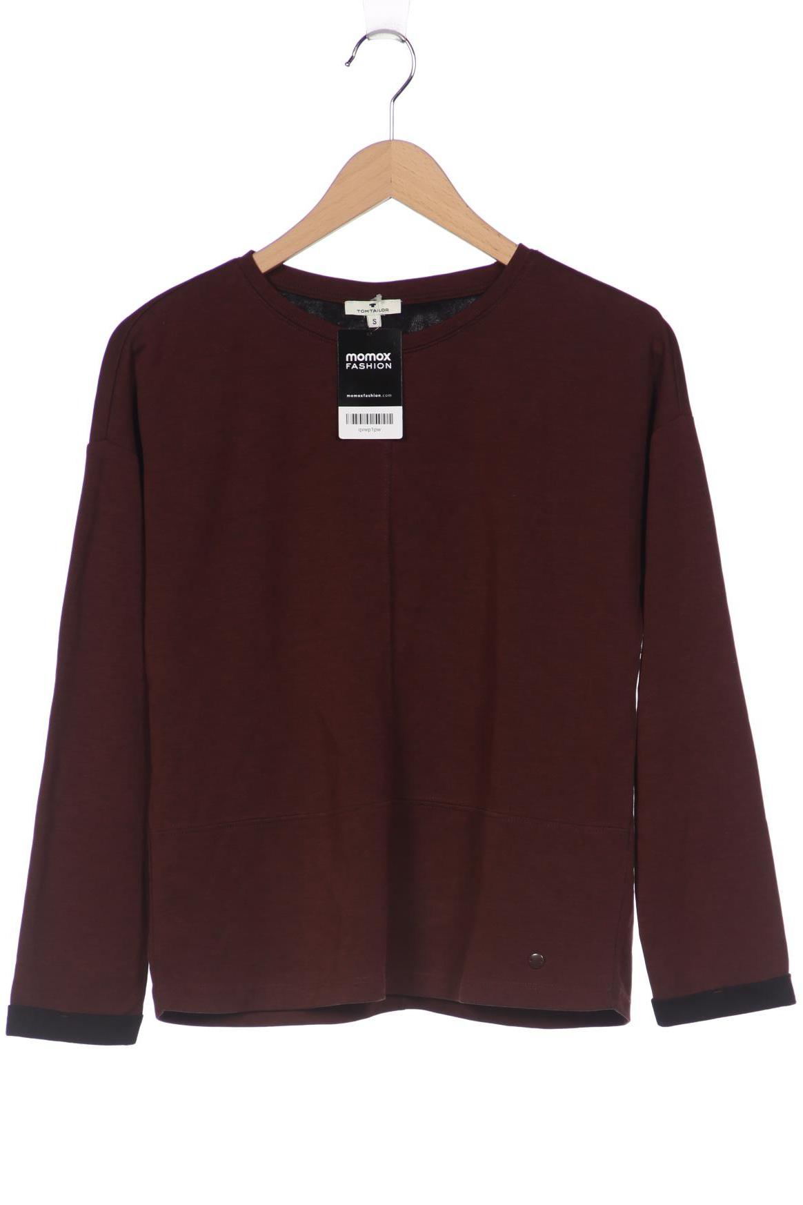 

TOM Tailor Denim Damen Langarmshirt, bordeaux, Gr. 36