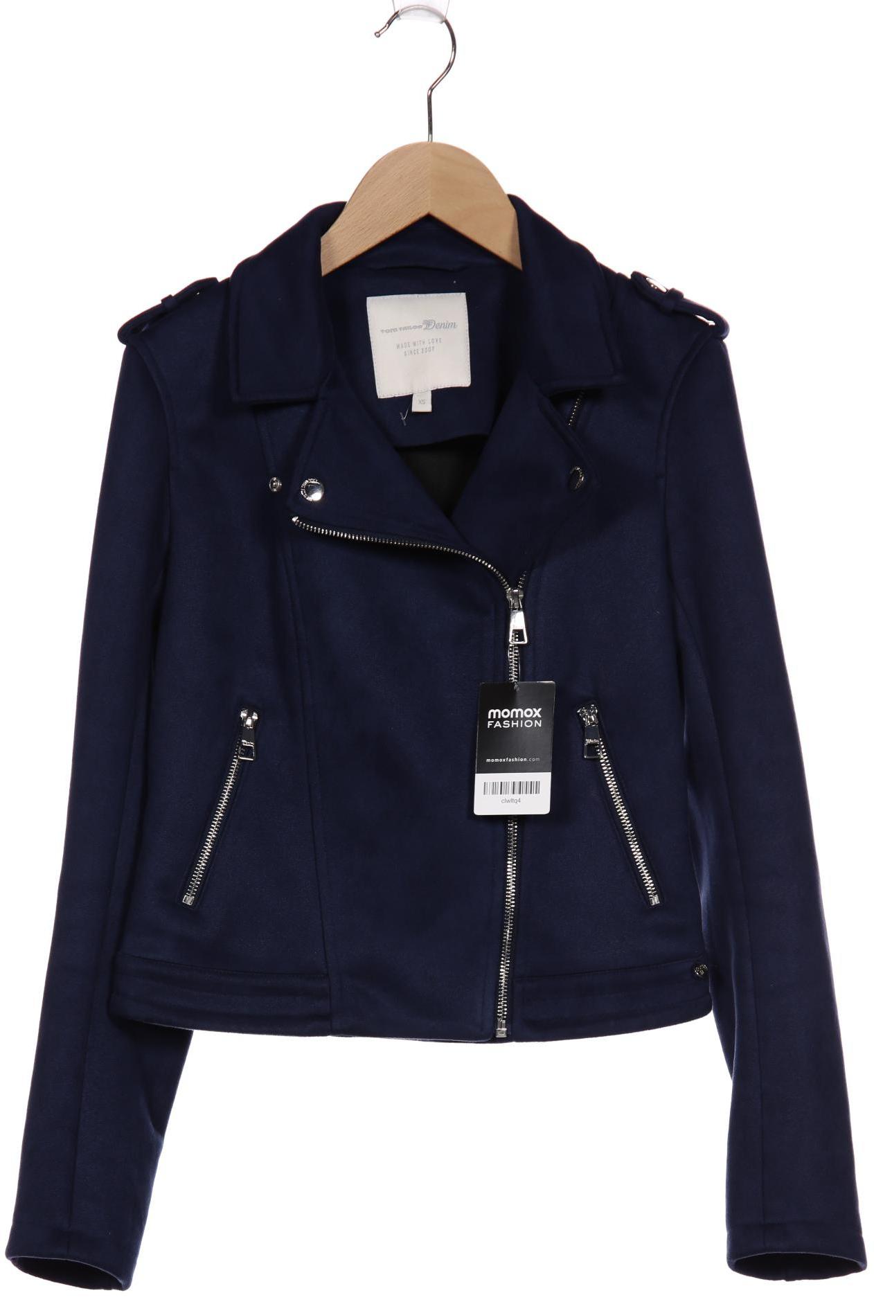 

TOM Tailor Denim Damen Jacke, marineblau, Gr. 34