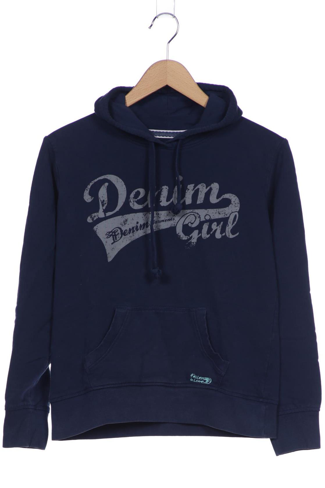 

TOM Tailor Denim Damen Kapuzenpullover, marineblau, Gr. 38