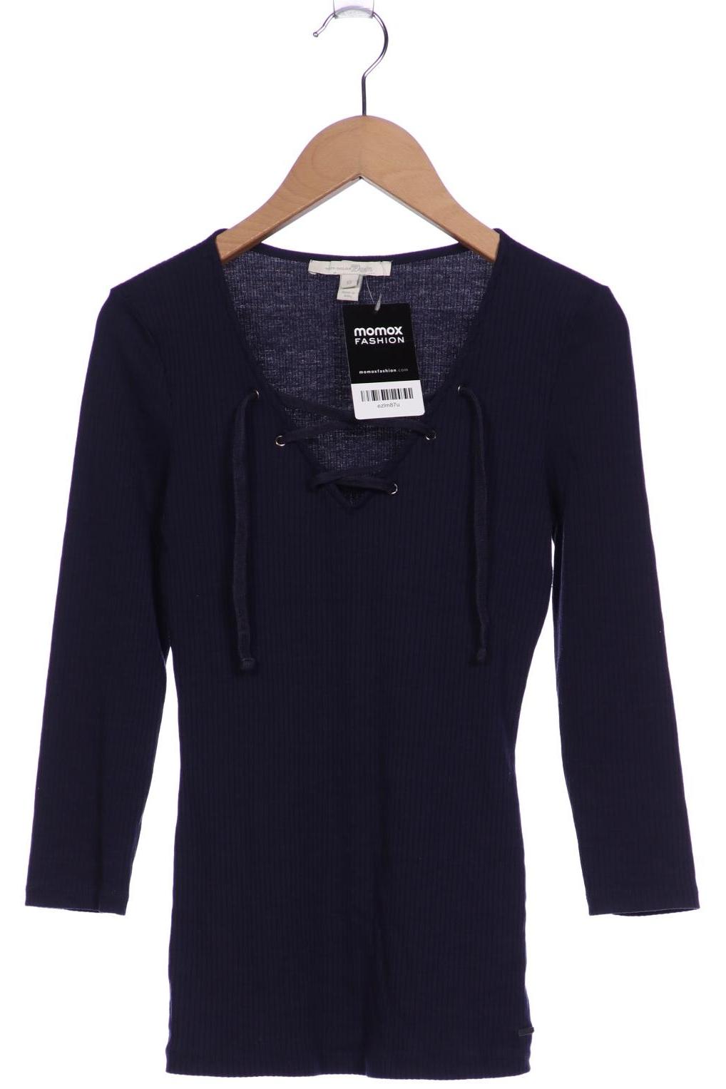 

TOM Tailor Denim Damen Langarmshirt, marineblau, Gr. 34