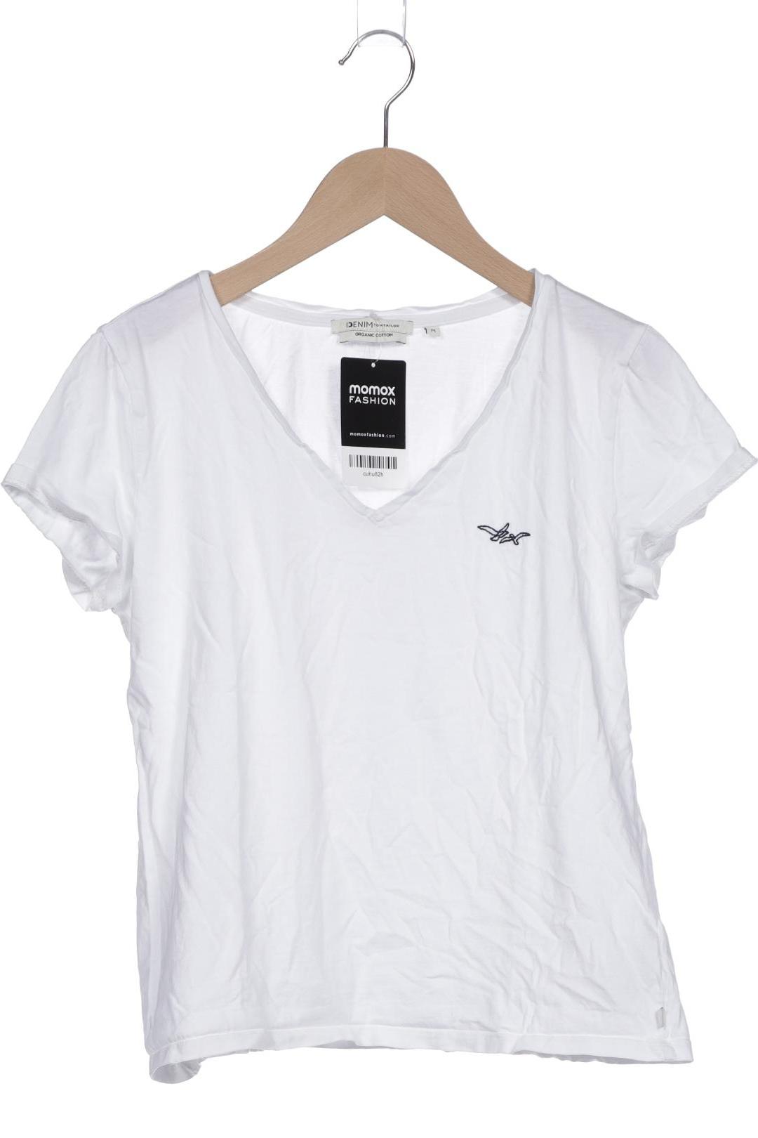

TOM Tailor Denim Damen T-Shirt, weiß, Gr. 38