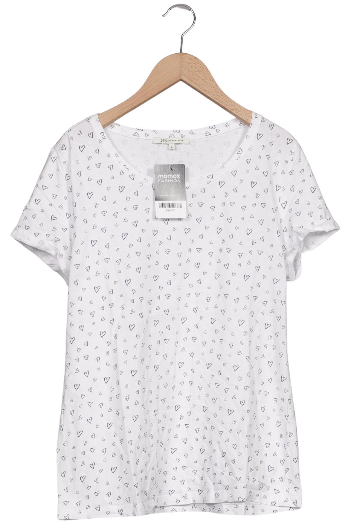 

TOM Tailor Denim Damen T-Shirt, weiß, Gr. 42