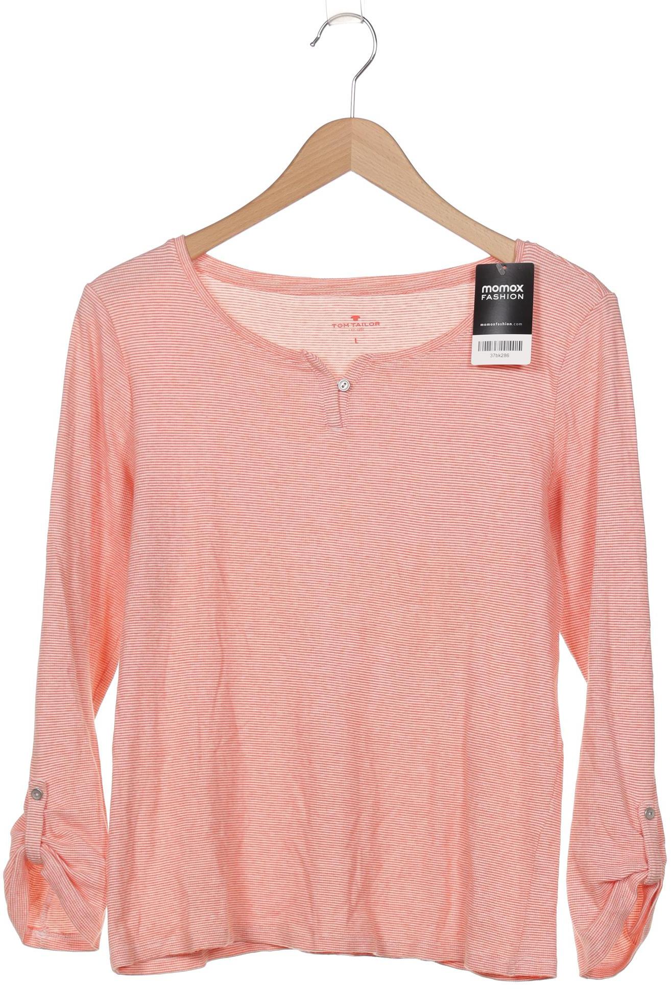 

TOM Tailor Denim Damen Langarmshirt, orange, Gr. 42