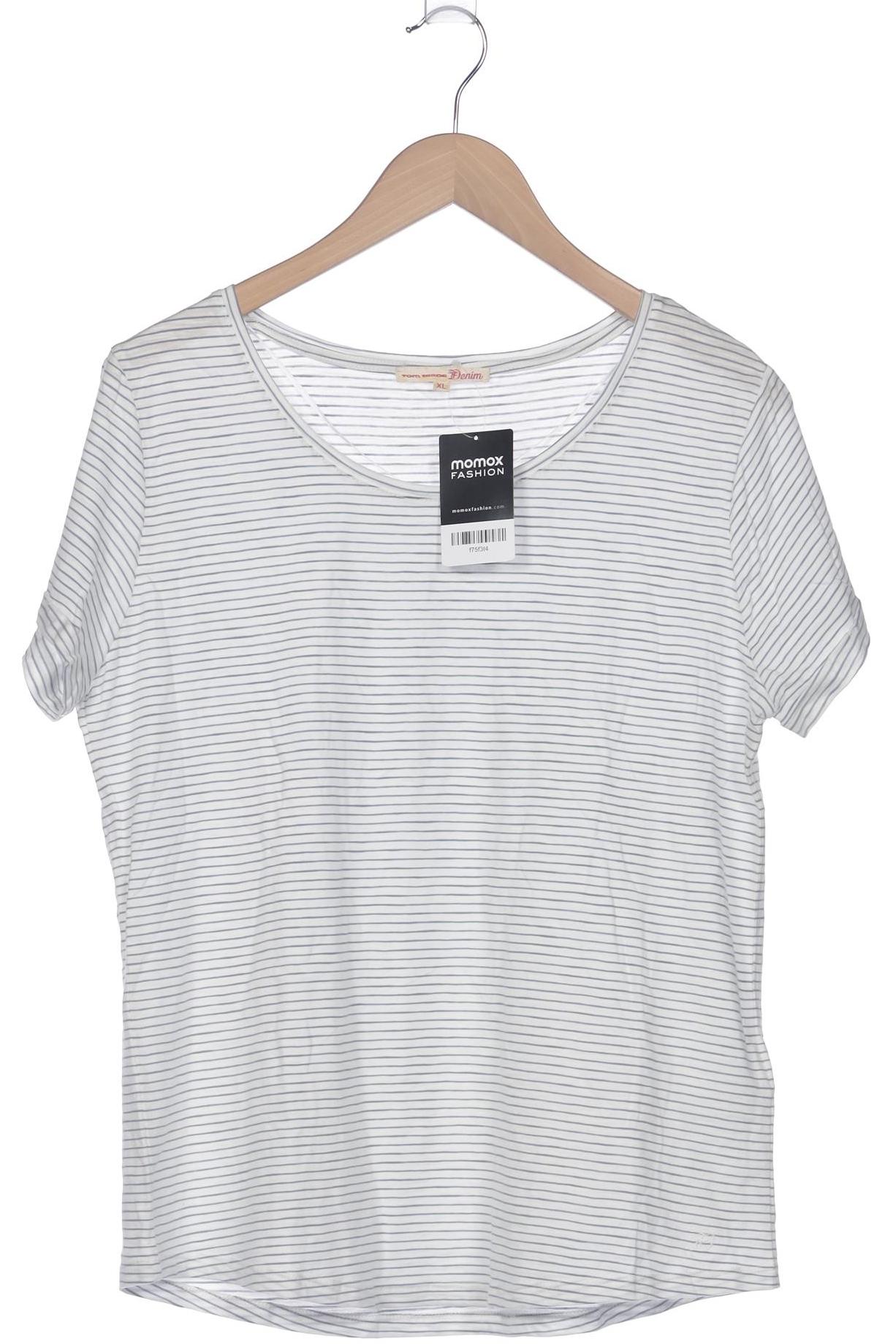 

TOM Tailor Denim Damen T-Shirt, weiß, Gr. 44