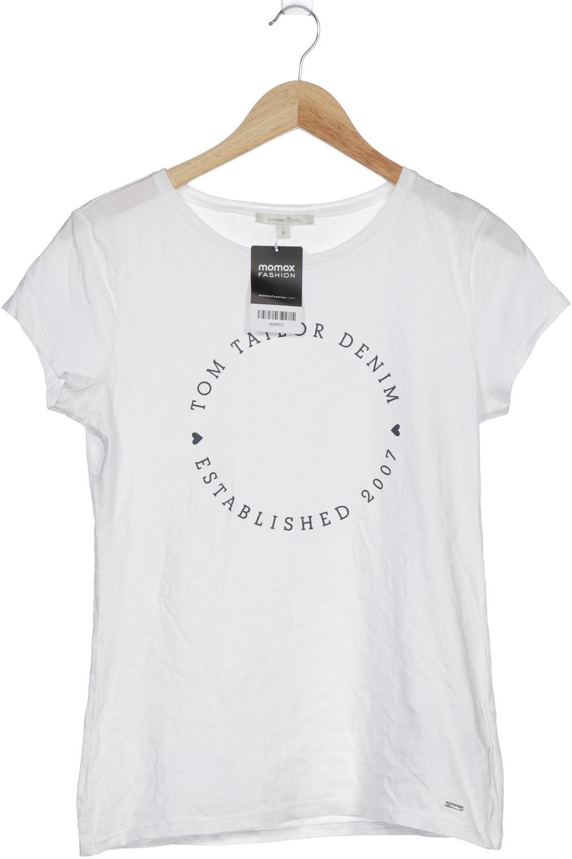 

TOM Tailor Denim Damen T-Shirt, weiß, Gr. 38