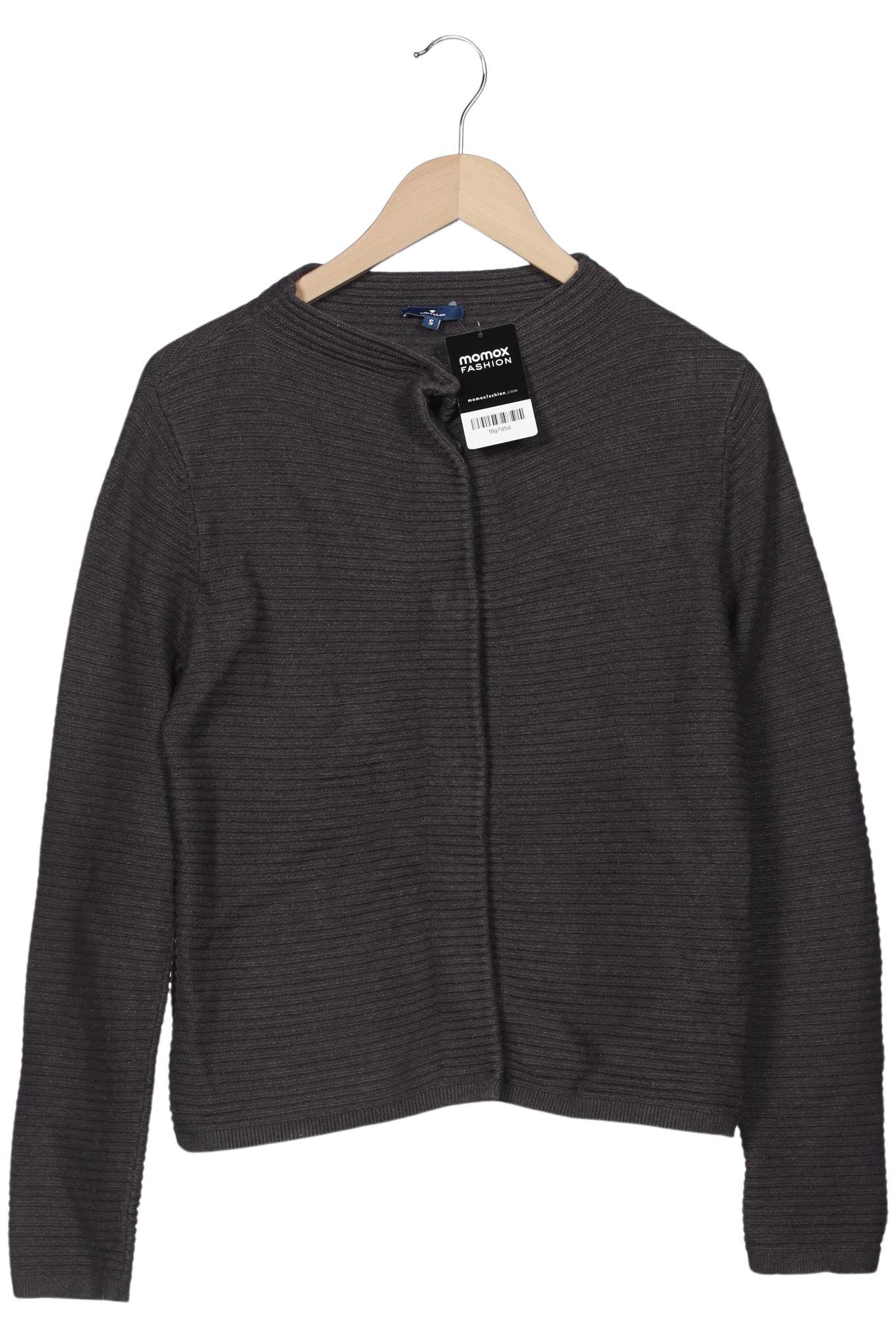 

TOM Tailor Denim Damen Strickjacke, grau, Gr. 36