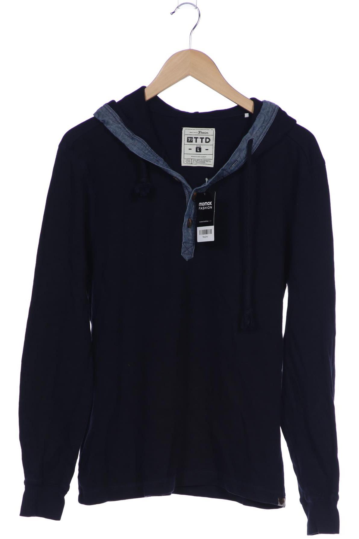 

TOM Tailor Denim Herren Kapuzenpullover, marineblau, Gr. 52